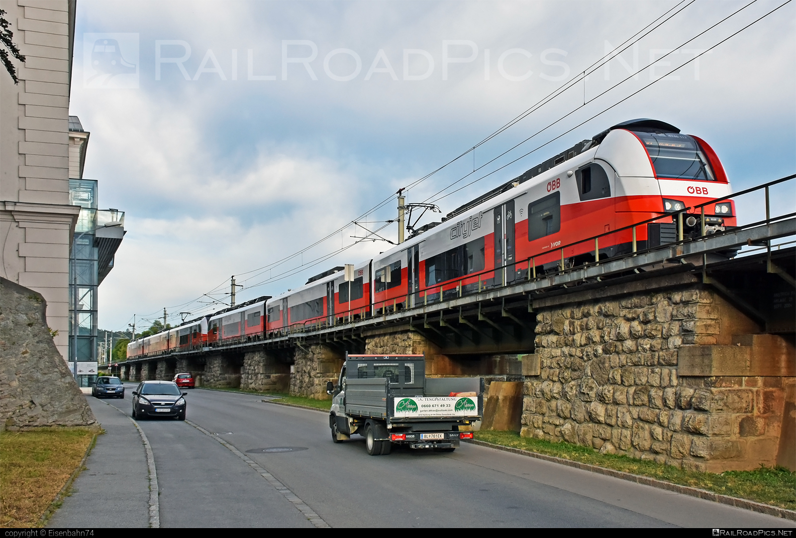 Siemens Desiro ML - 4746 117 operated by Österreichische Bundesbahnen #bridge #cityjet #desiro #desiroml #obb #obbcityjet #osterreichischebundesbahnen #siemens #siemensdesiro #siemensdesiroml