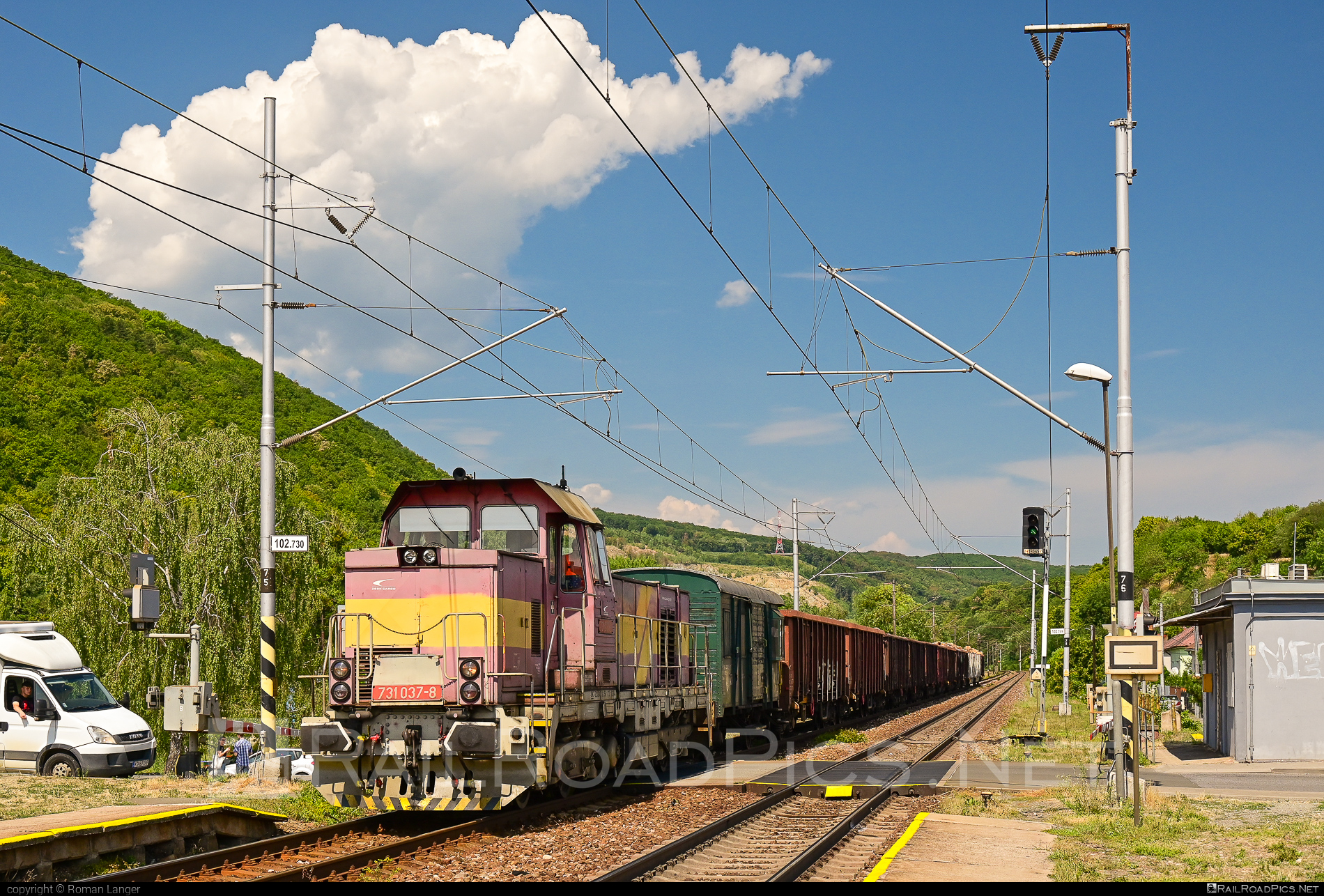 ČKD T 457.1 (731) - 731 037-8 operated by Železničná Spoločnost' Cargo Slovakia a.s. #ZeleznicnaSpolocnostCargoSlovakia #ckd #ckd4571 #ckd731 #ckdt4571 #openwagon #zsskcargo