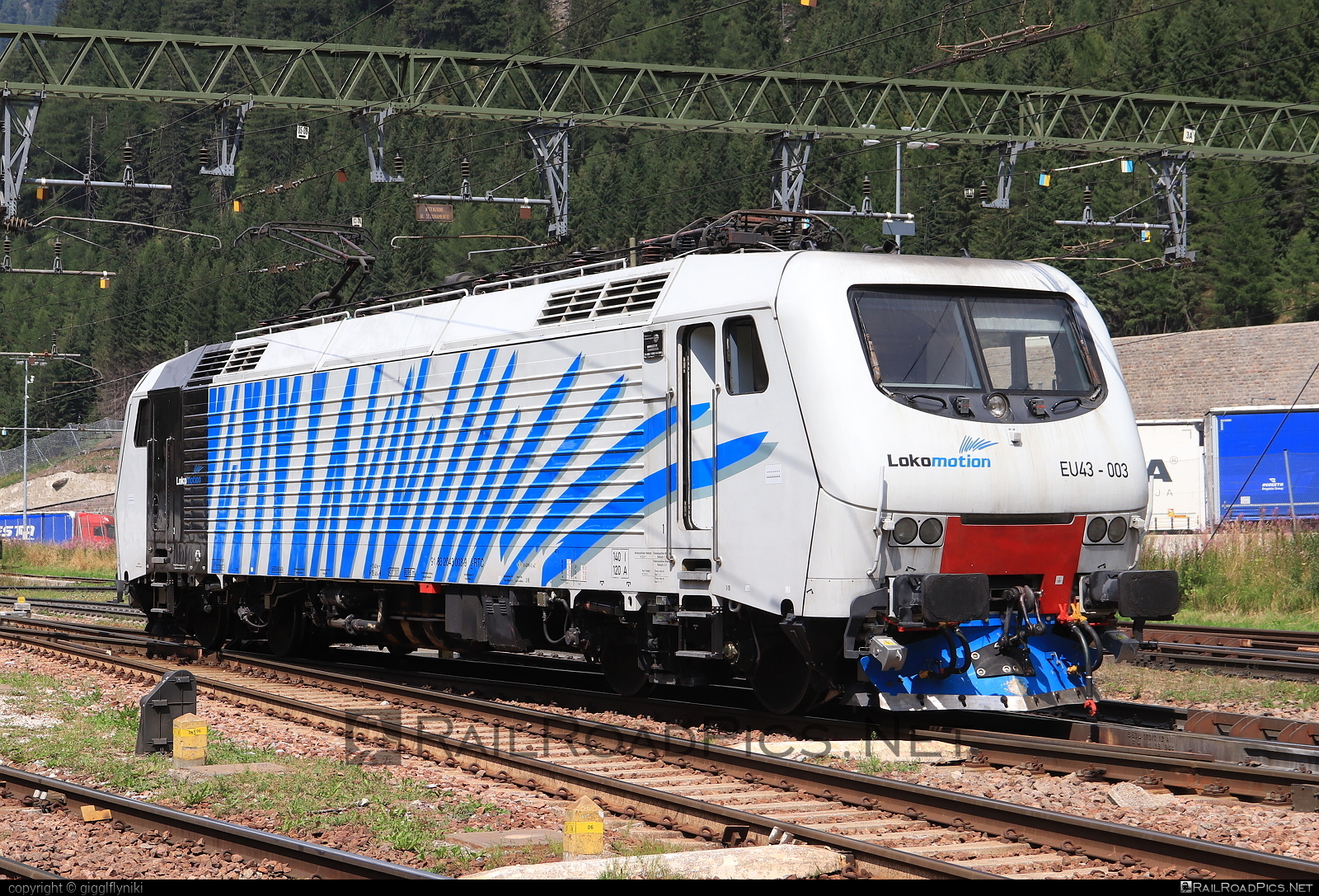 FS Class E.412 - EU43-003 operated by Lokomotion Gesellschaft für Schienentraktion mbH #LokomotionGesellschaftFurSchienentraktion #RailTractionCompany #e412 #fsClassE412 #lokomotion #rtc