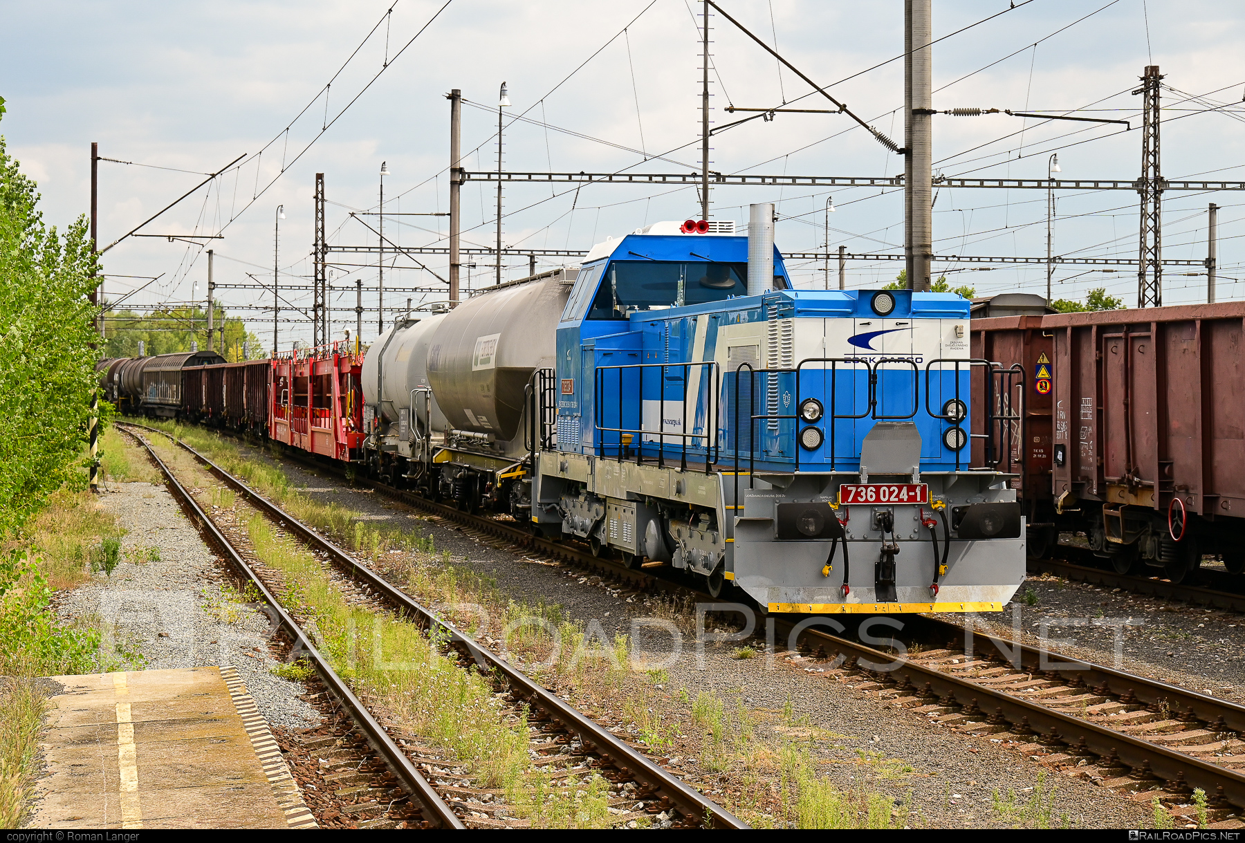 ŽOS Zvolen Class 736 - 736 024-1 operated by Železničná Spoločnost' Cargo Slovakia a.s. #ZeleznicnaSpolocnostCargoSlovakia #locomotive736 #mixofcargo #zoszvolen #zoszvolen736 #zsskcargo