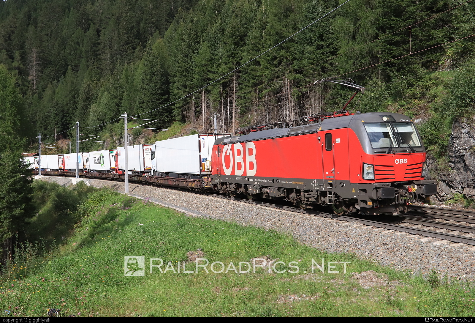 Siemens Vectron MS - 1293 082 operated by Rail Cargo Austria AG #flatwagon #obb #osterreichischebundesbahnen #rcw #siemens #siemensVectron #siemensVectronMS #truck #vectron #vectronMS