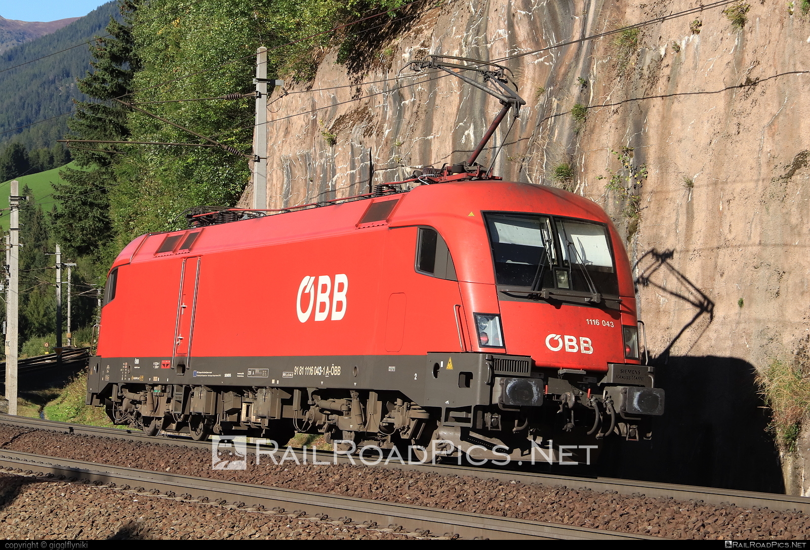 Siemens ES 64 U2 - 1116 043 operated by Österreichische Bundesbahnen #es64 #es64u2 #eurosprinter #obb #osterreichischebundesbahnen #siemens #siemensEs64 #siemensEs64u2 #siemenstaurus #taurus #tauruslocomotive
