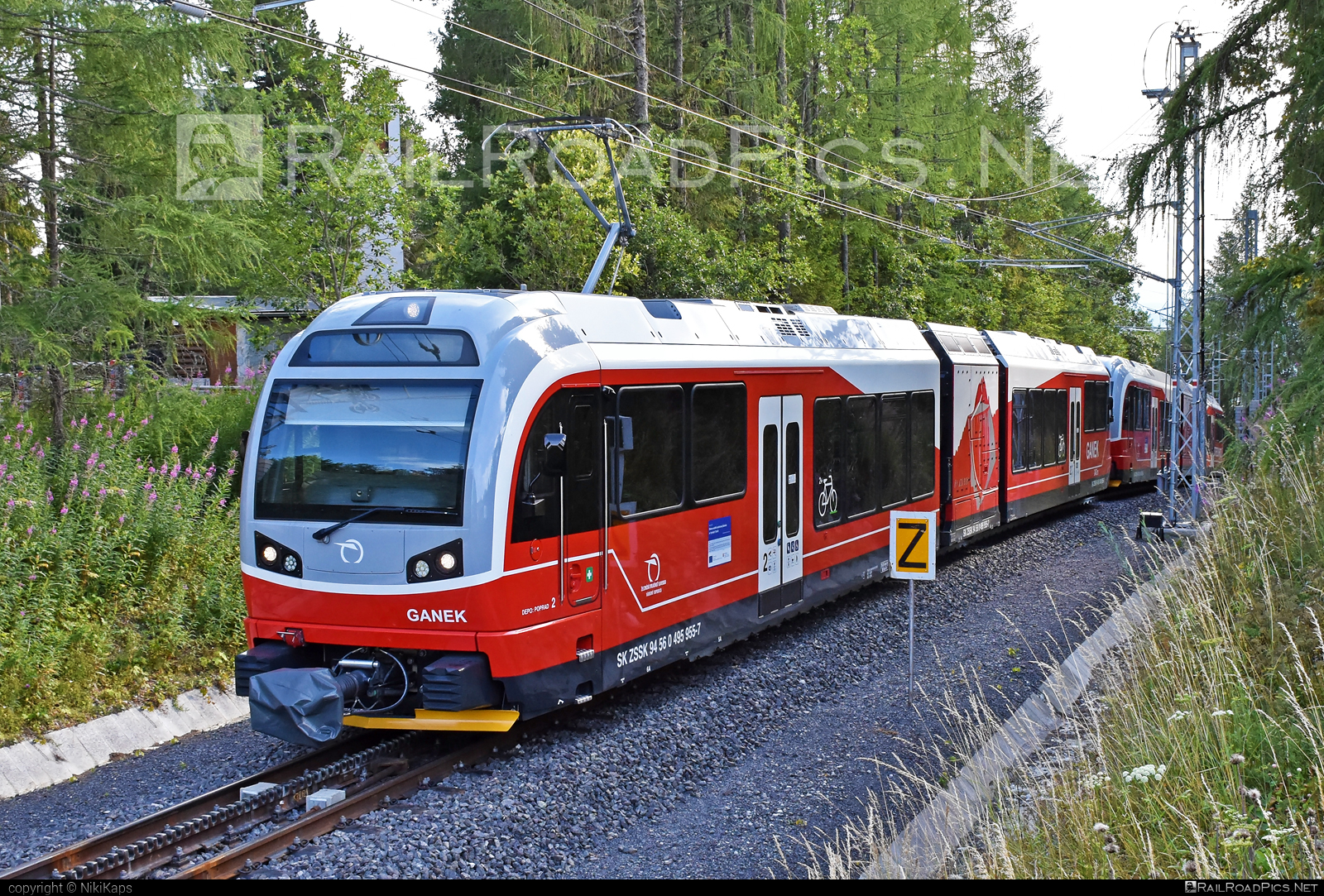 Stadler GTW 2/6 (Class 495.95) - 495 955-7 operated by Železničná Spoločnost' Slovensko, a.s. #ZeleznicnaSpolocnostSlovensko #class49595 #cograilway #gtw26 #ozubnica #ozubnicovazeleznica #stadler #stadlergtw #stadlerrail #stadlerrailag #zssk #zssk49595
