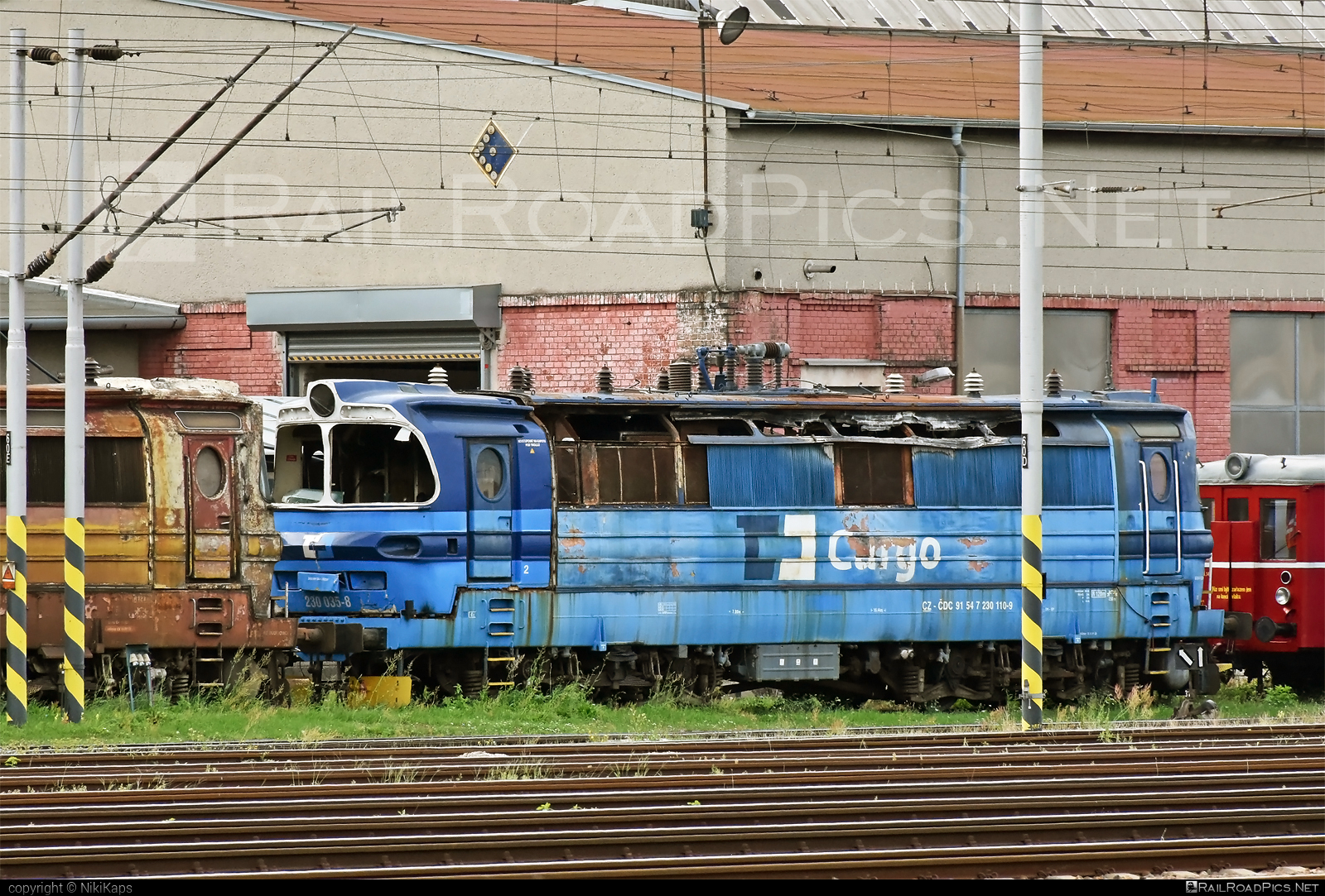 Škoda 47E - 230 110-9 operated by ČD Cargo, a.s. #cdcargo #damage #laminatka #locomotive240 #scrap #skoda #skoda47e