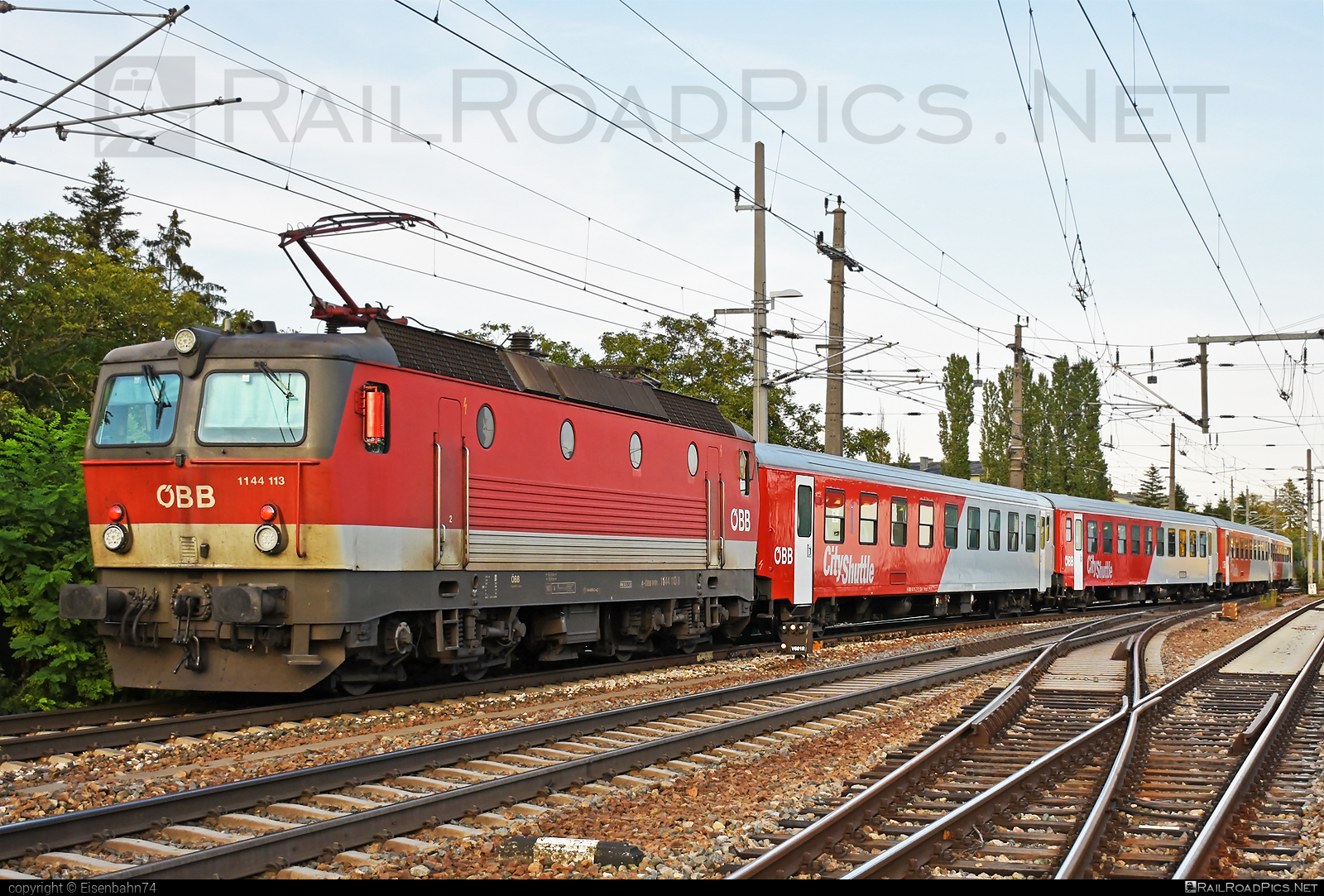 SGP ÖBB Class 1144 - 1144 113 operated by Österreichische Bundesbahnen ...