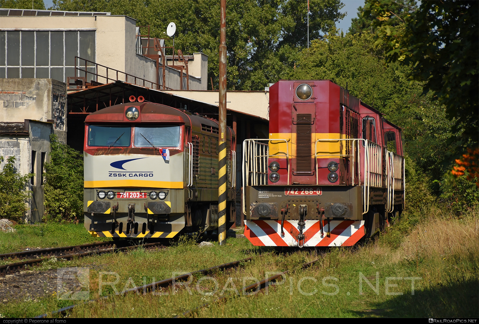 ČKD T 466.2 (742) - 742 266-0 operated by Železničná Spoločnost' Cargo Slovakia a.s. #ZeleznicnaSpolocnostCargoSlovakia #ckd #ckd4662 #ckd742 #ckdt4662 #kocur #zsskcargo