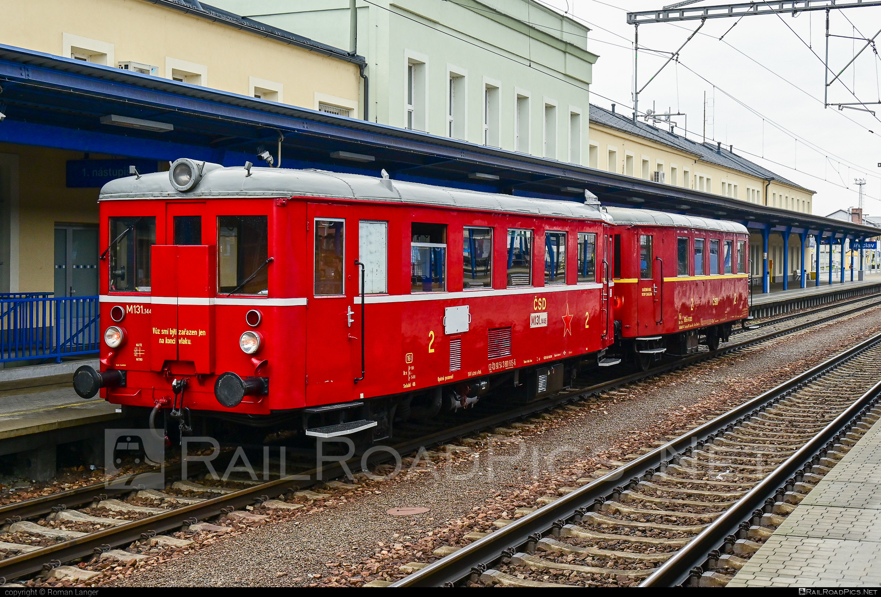 Vagónka TATRA Studénka Class M 131.1 - M131.1448 operated by České dráhy, a.s. #ceskeDrahy #csd #hurvinek #m1311 #vagonkaStudenka #vagonkaTatraStudenka