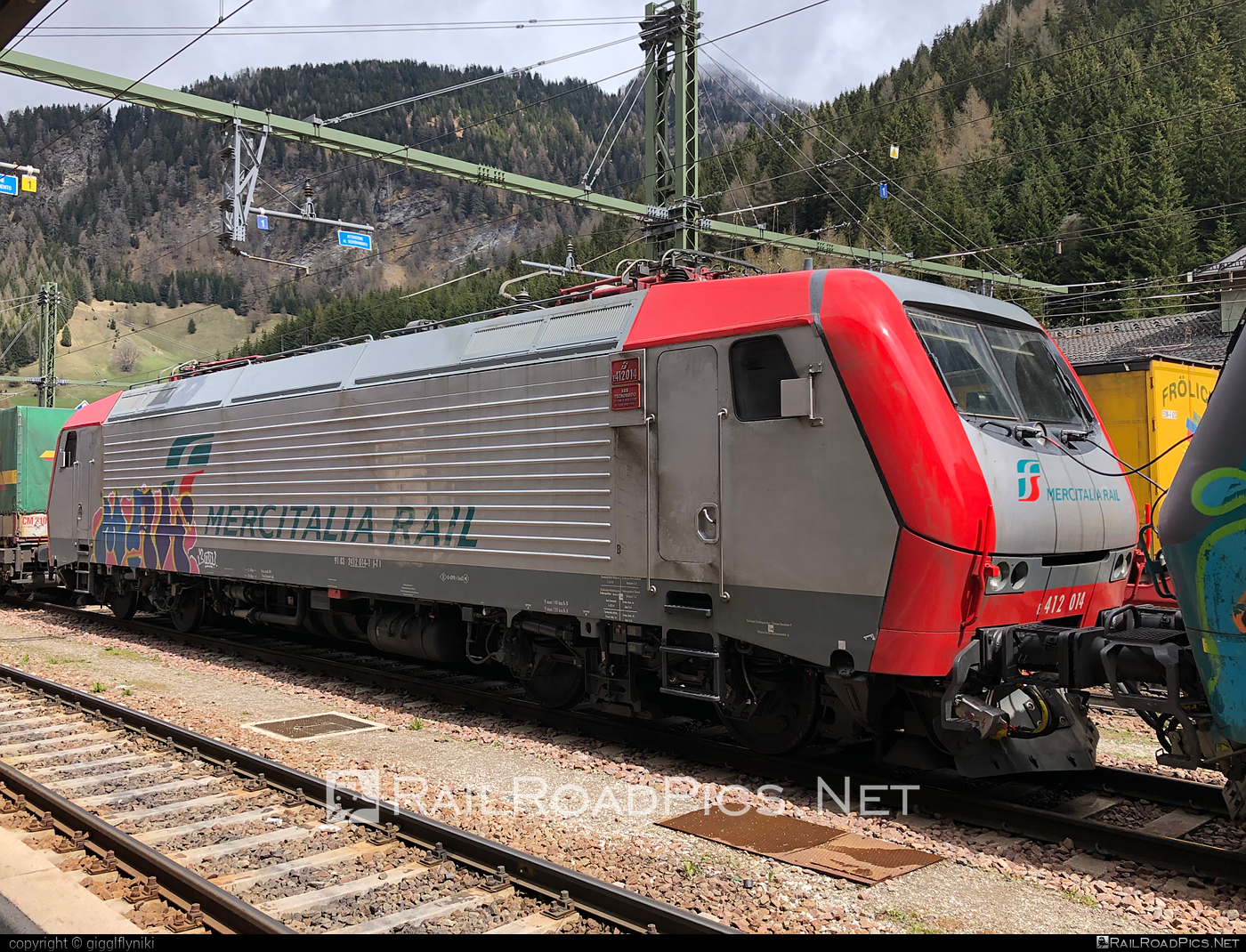 FS Class E.412 - E412 014 operated by Mercitalia Rail S.r.l. #e412 #ferroviedellostato #fs #fsClassE412 #fsitaliane #graffiti #mercitalia #trenitalia #trenitaliaspa