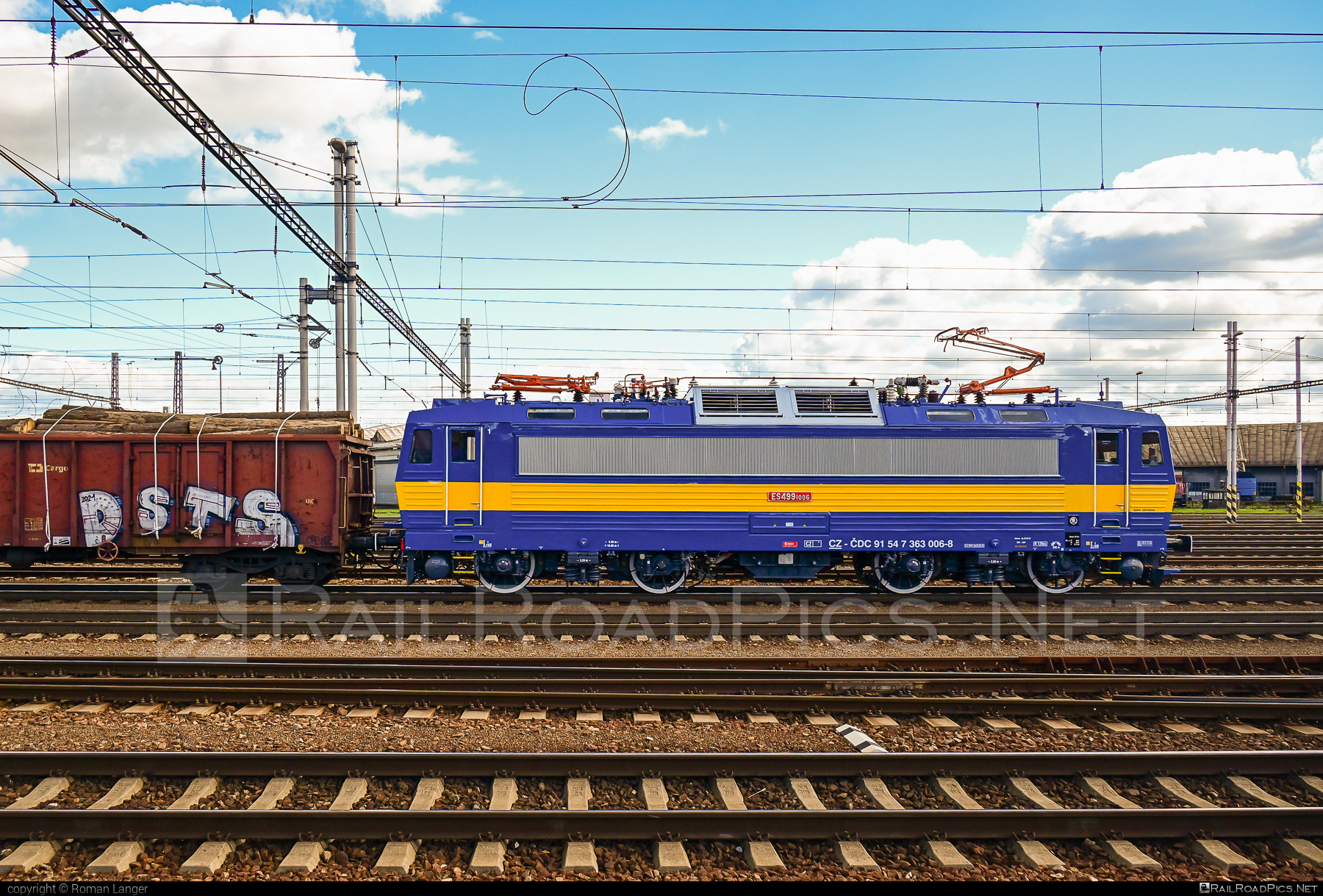 Škoda 69E - 363 006-8 operated by ČD Cargo, a.s. #cdcargo #es4991 #eso #locomotive363 #openwagon #skoda #skoda69e
