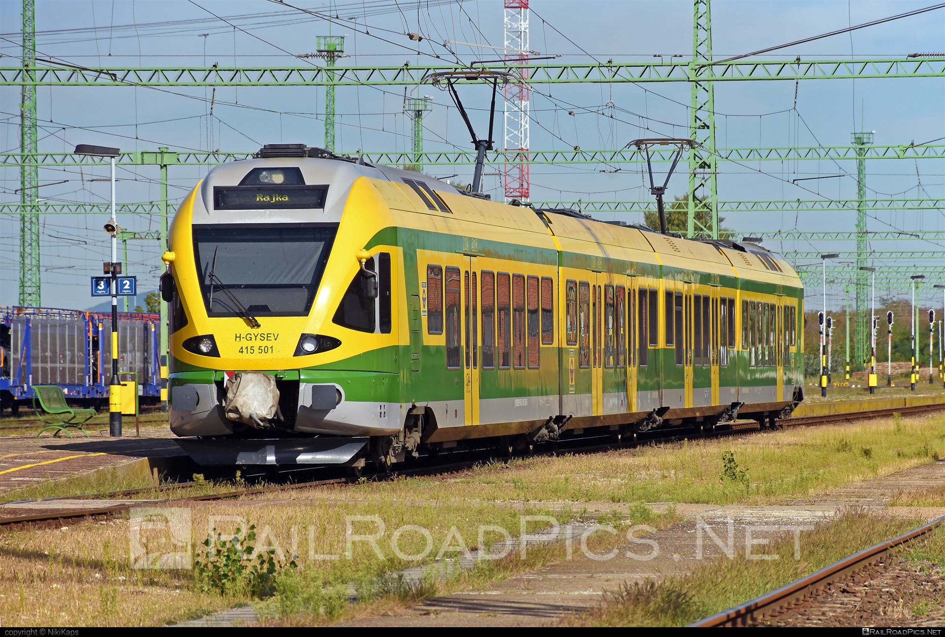 Stadler FLIRT - 415 501-5 operated by GYSEV - Györ-Sopron-Ebenfurti Vasut Részvénytarsasag #gyorsopronebenfurtivasutreszvenytarsasag #gysev #stadler #stadlerFlirt #stadlerrail #stadlerrailag