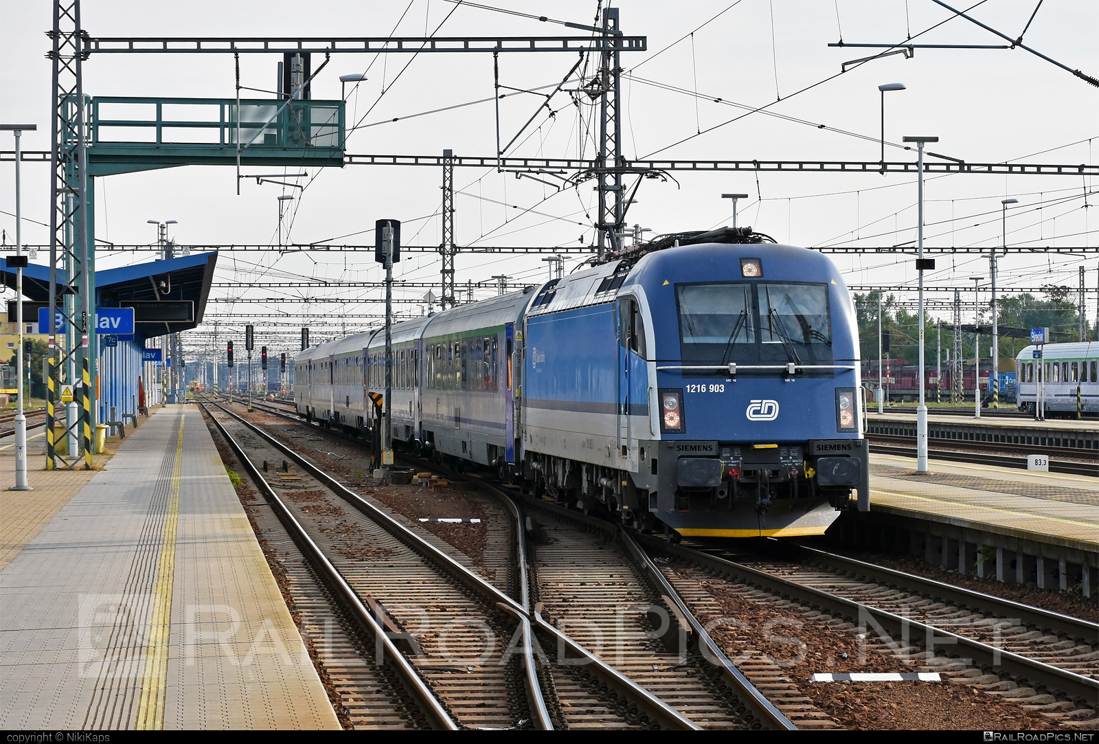 Siemens ES 64 U4 - 1216 903 operated by České dráhy, a.s. #ceskeDrahy #es64 #es64u4 #eurosprinter #siemens #siemensEs64 #siemensEs64u4 #siemenstaurus #taurus #tauruslocomotive