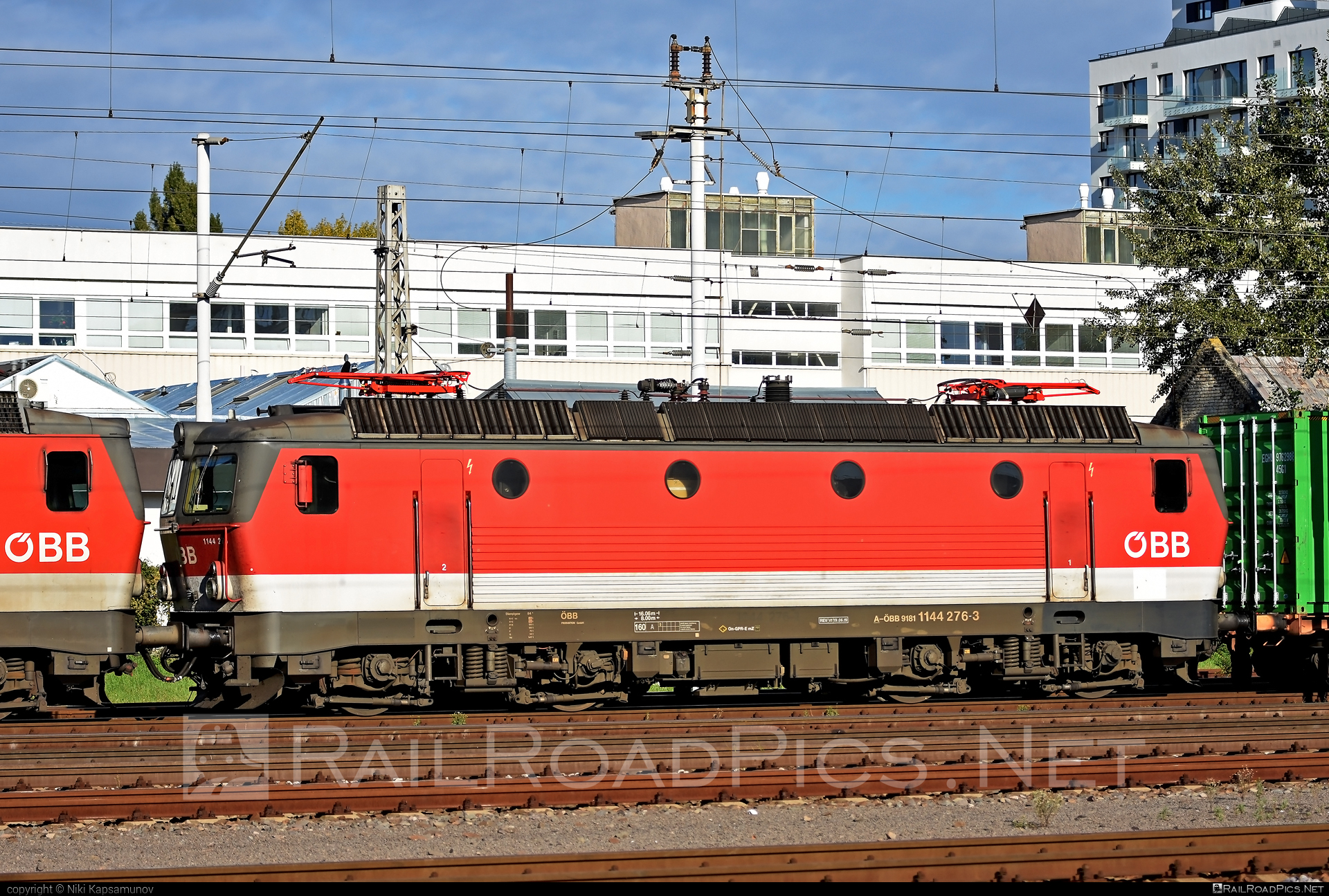 SGP ÖBB Class 1144 - 1144 276 operated by Rail Cargo Austria AG #obb #obb1144 #obbClass1144 #osterreichischebundesbahnen #sgp #sgp1144 #simmeringgrazpauker