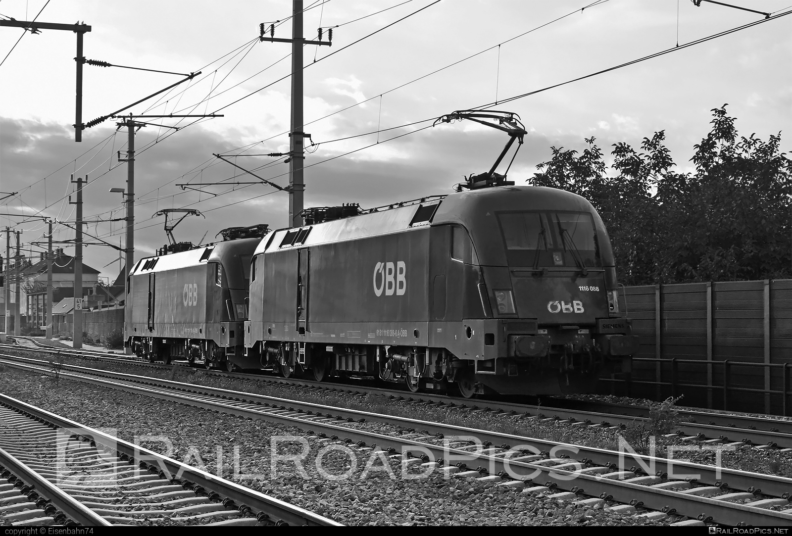 Siemens ES 64 U2 - 1116 088 operated by Rail Cargo Austria AG #es64 #es64u2 #eurosprinter #obb #osterreichischebundesbahnen #rcw #siemens #siemensEs64 #siemensEs64u2 #siemenstaurus #taurus #tauruslocomotive