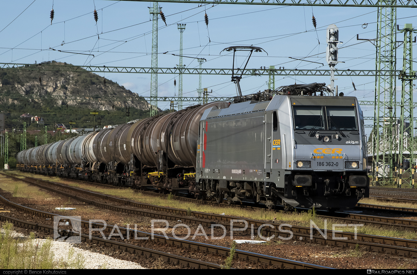 Bombardier TRAXX F140 MS - 186 362-0 operated by Central-European Railway AG. #akiem #akiemsas #bombardier #bombardiertraxx #cer #kesselwagen #tankwagon #traxx #traxxf140 #traxxf140ms