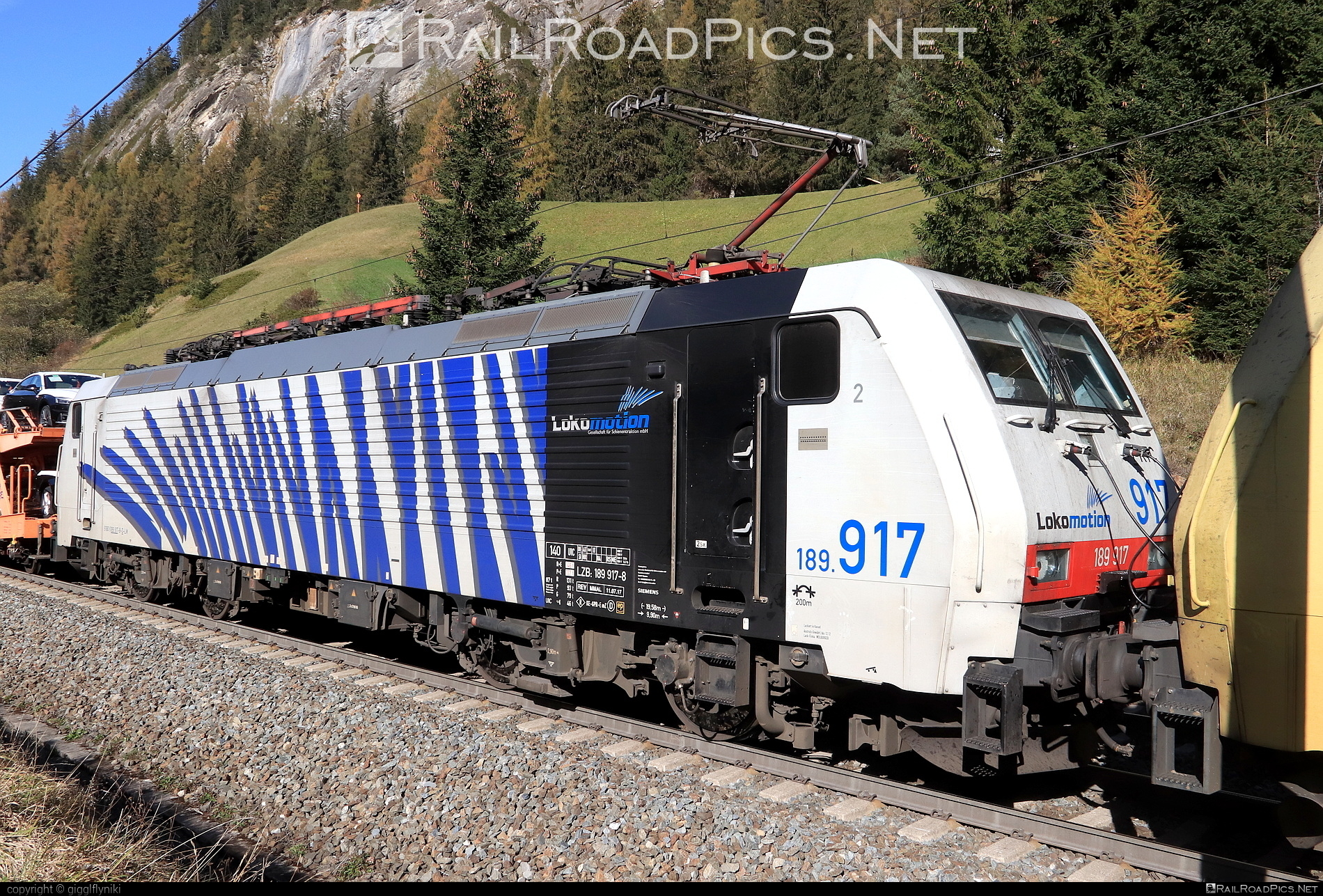 Siemens ES 64 F4 - 189 917 operated by Rail Traction Company #LokomotionGesellschaftFurSchienentraktion #RailTractionCompany #es64 #es64f4 #eurosprinter #lokomotion #rtc #siemens #siemensEs64 #siemensEs64f4