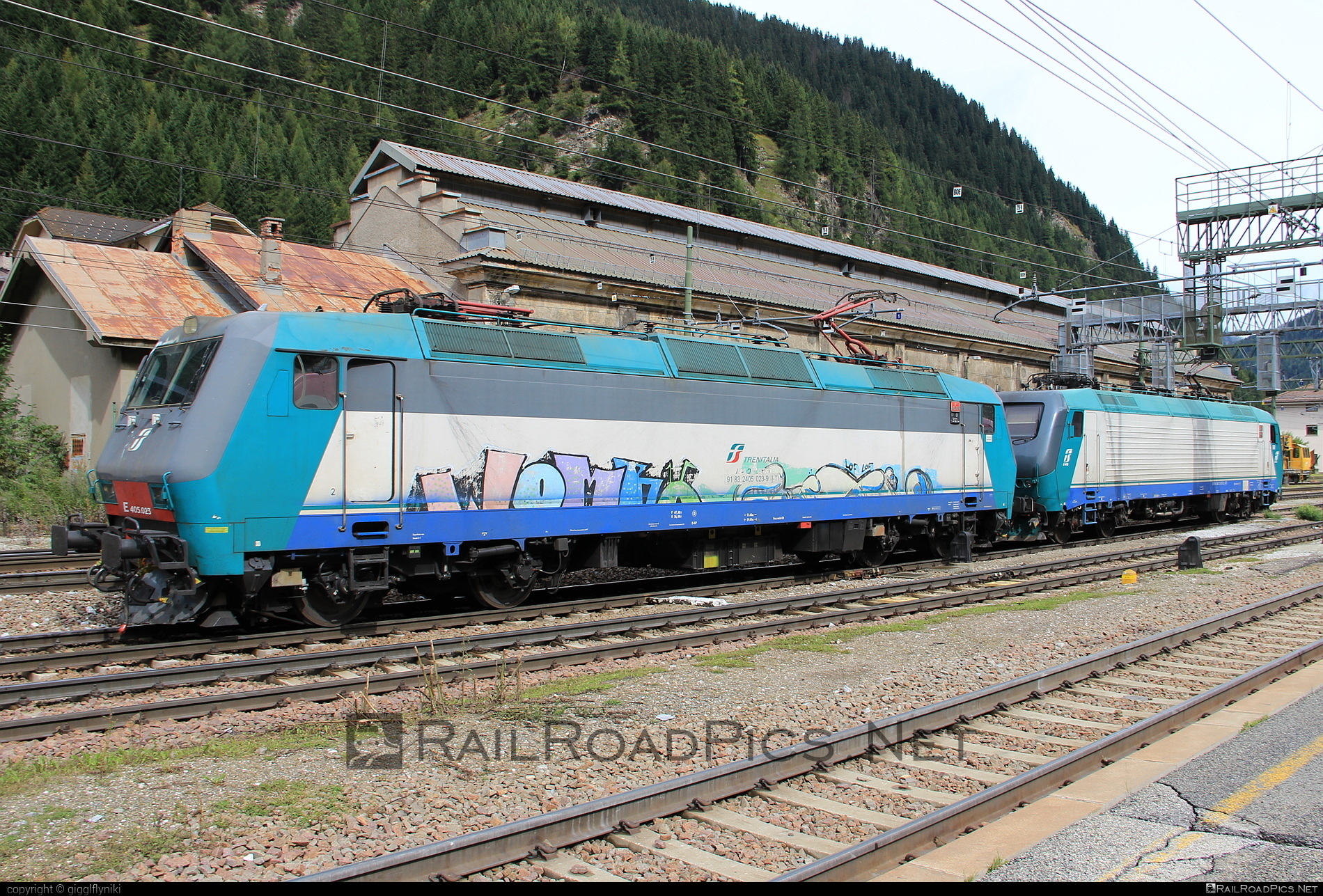 Bombardier Class E.405 - E405.023 operated by Mercitalia Rail S.r.l. #bombardier #bombardierE405 #ferroviedellostato #fs #fsClassE405 #fsitaliane #graffiti #mercitalia