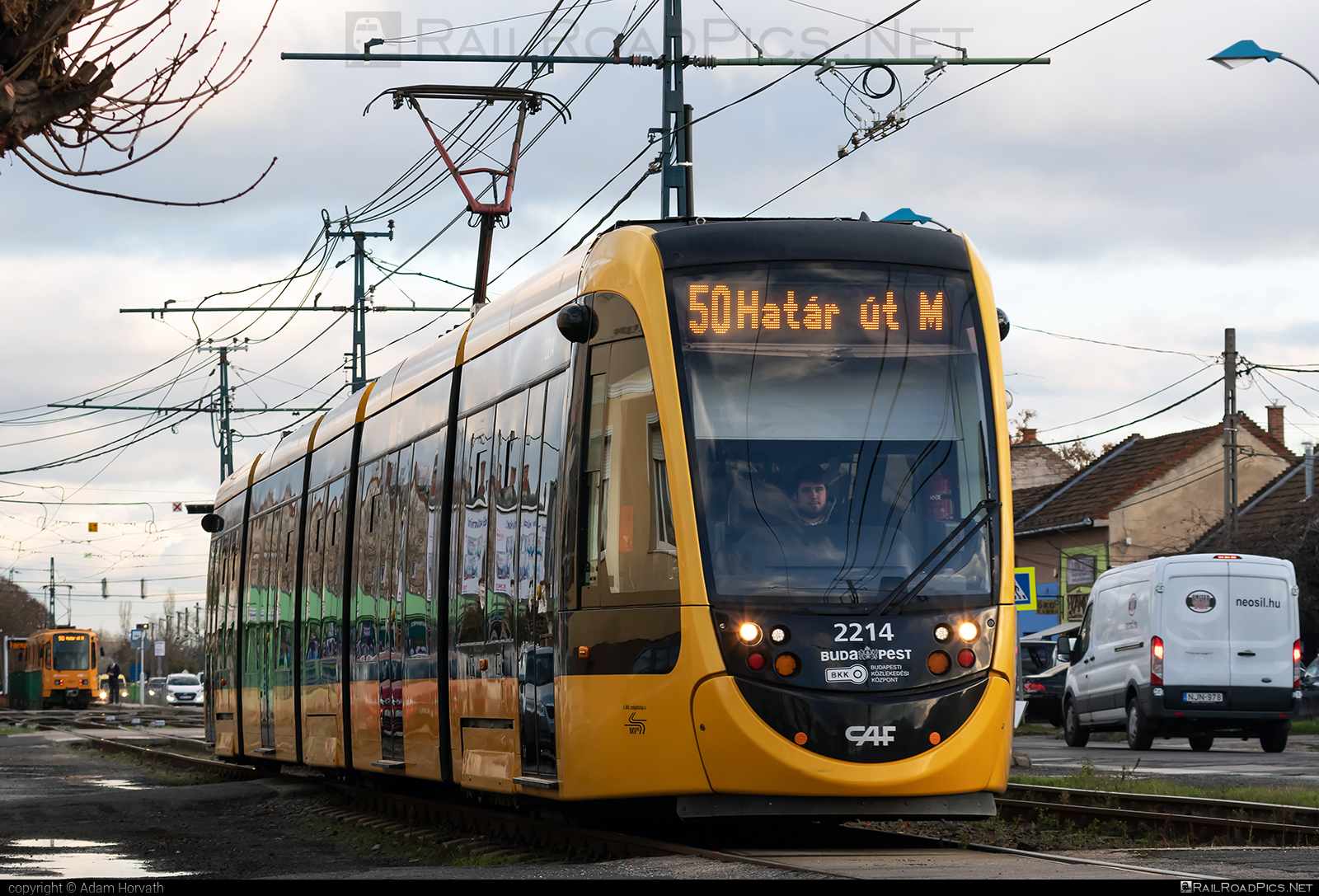 CAF Urbos 3 - 2214 operated by Budapesti Közlekedési Zrt. (BKV) #ConstruccionesYAuxiliarDeFerrocarriles #budapestiKozlekedesi #budapestiKozlekedesiKozpont #budapestiKozlekedesiKozpontZrt #budapestiKozlekedesiZrt #caf #cafUrbos3 #tram #urbos3