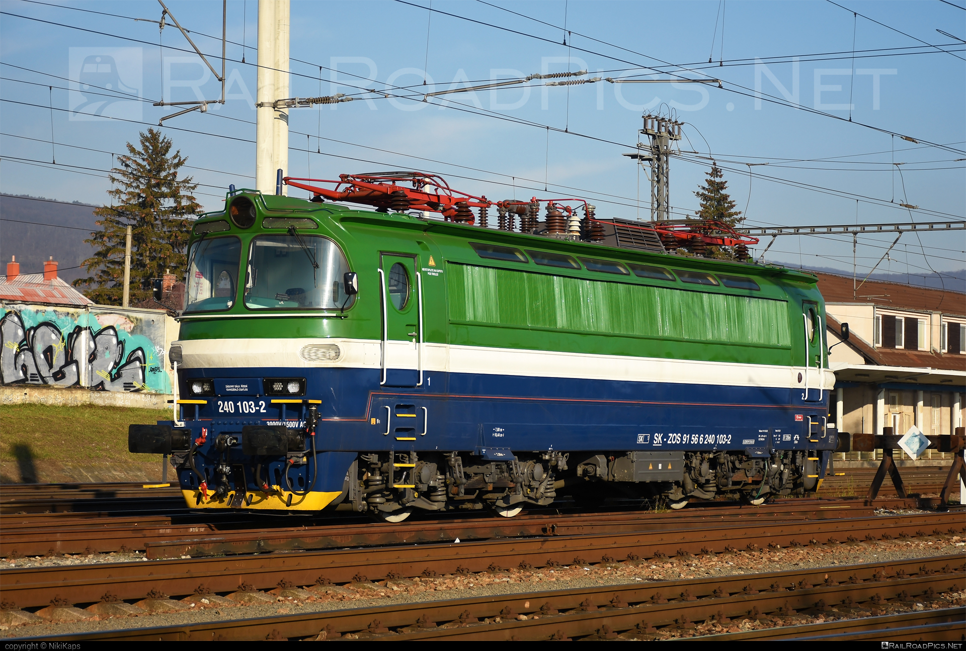 Škoda 47E - 240 103-2 operated by Retrack Slovakia s. r. o. #komplexrail #laminatka #locomotive240 #retrack #retrackslovakia #skoda #skoda47e #zoszvolen