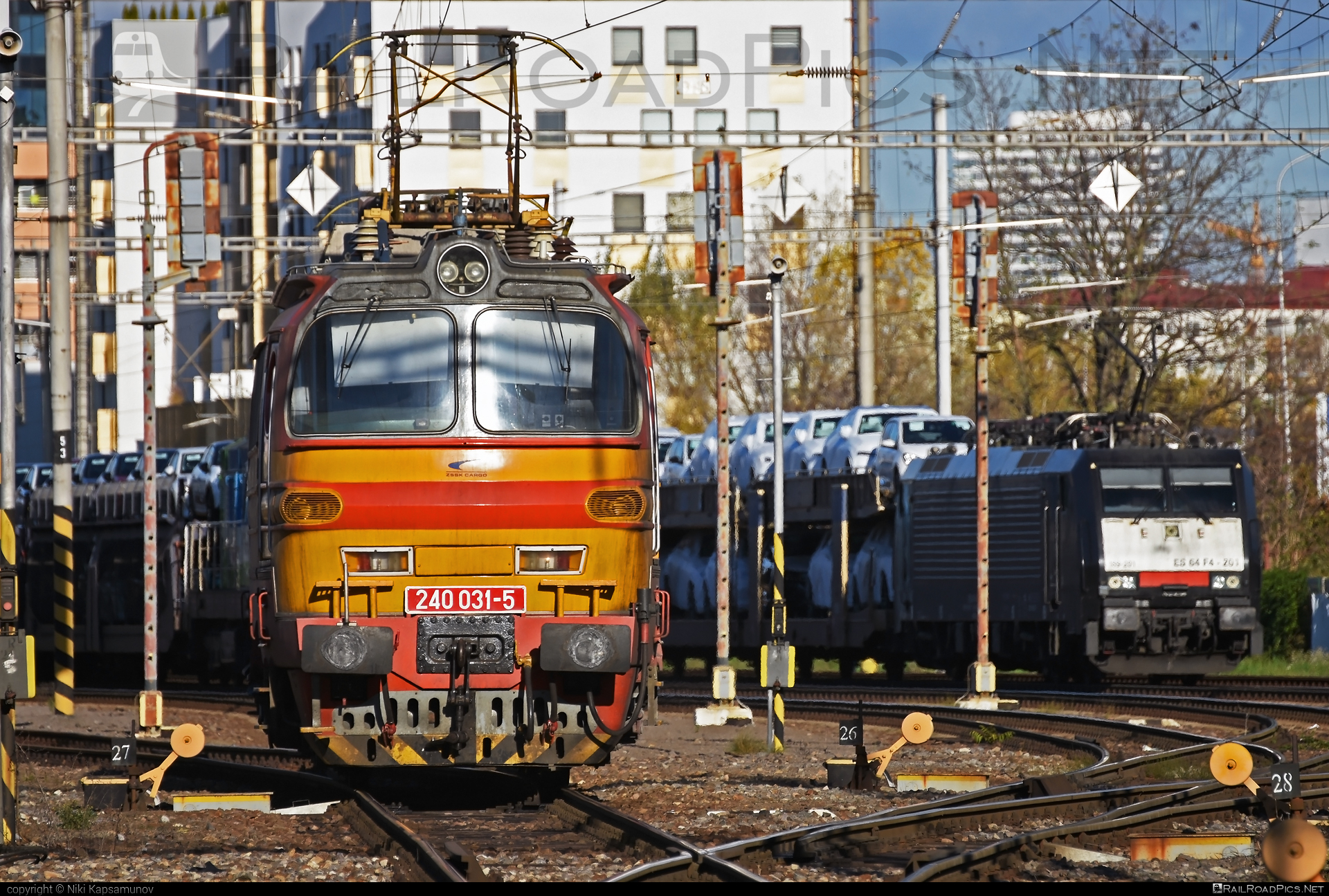 Škoda 47E - 240 031-5 operated by Železničná Spoločnost' Cargo Slovakia a.s. #ZeleznicnaSpolocnostCargoSlovakia #ZeleznicnaSpolocnostSlovensko #laminatka #locomotive240 #skoda #skoda47e #zssk #zsskcargo