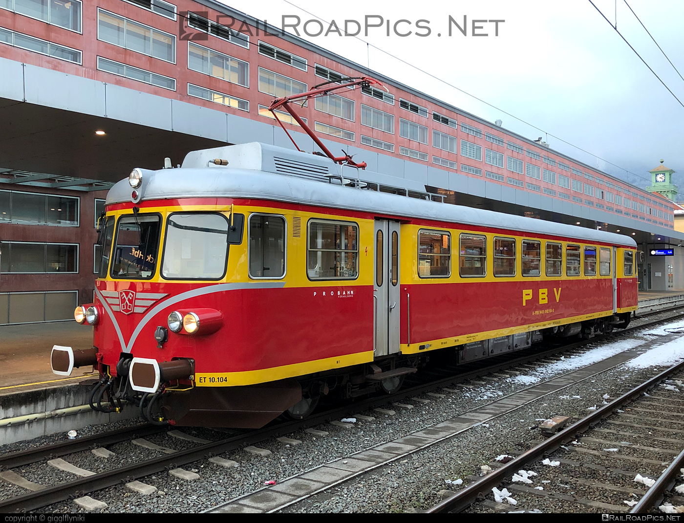 MBS ET 10.104 - ET 10.104 operated by Verein Pro Bahn Vorarlberg #et10104 #mbs #mbsEt10104 #pbv