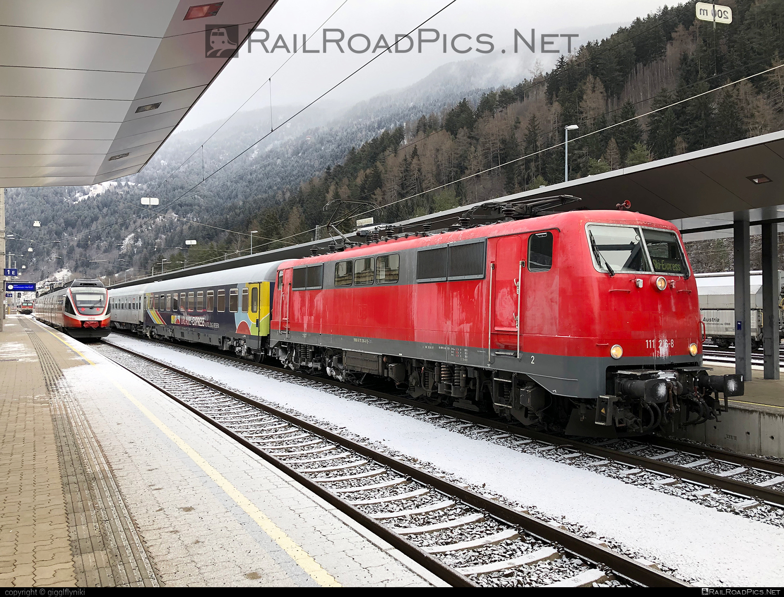 DB Class 111 - 111 216-8 operated by smart rail GmbH #dbClass111 #smartrail #urlaubsexpress #zug