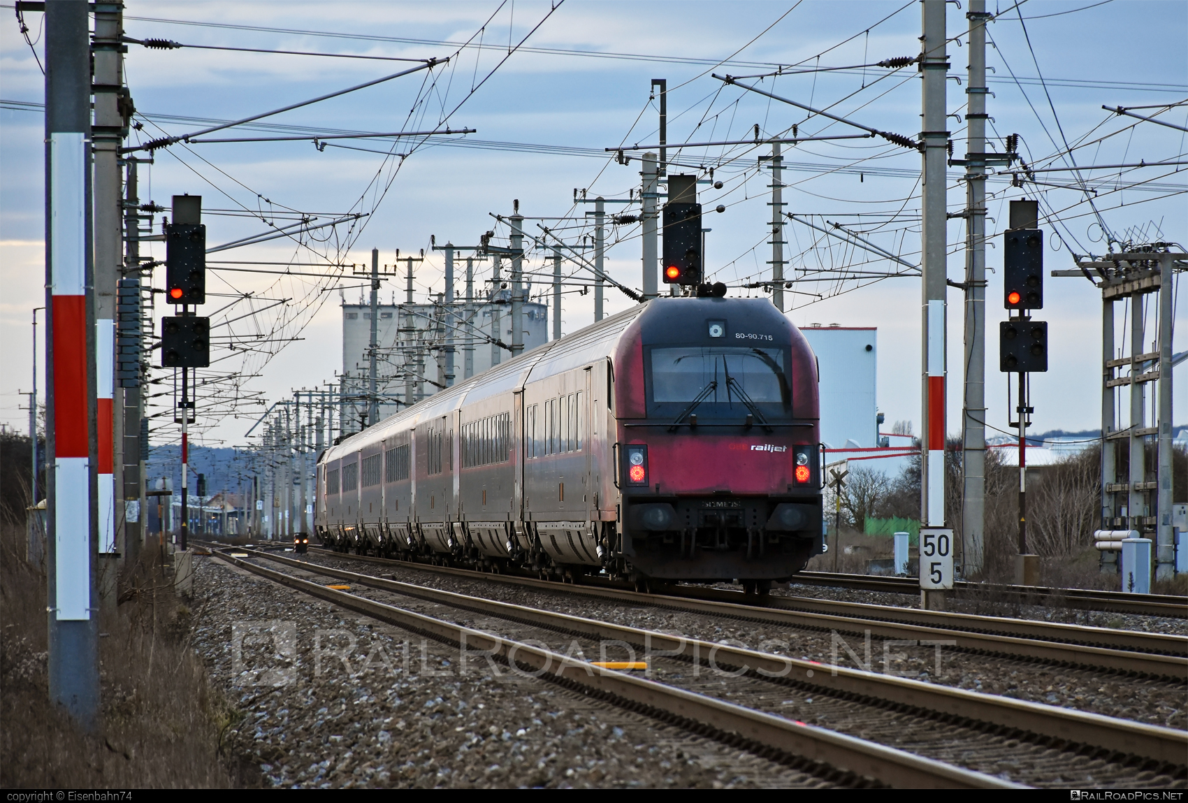 Class A - Afmpz - Siemens Viaggio Comfort control car - 80-90.715 operated by Österreichische Bundesbahnen #afmpz #obb #obbrailjet #osterreichischebundesbahnen #railjet