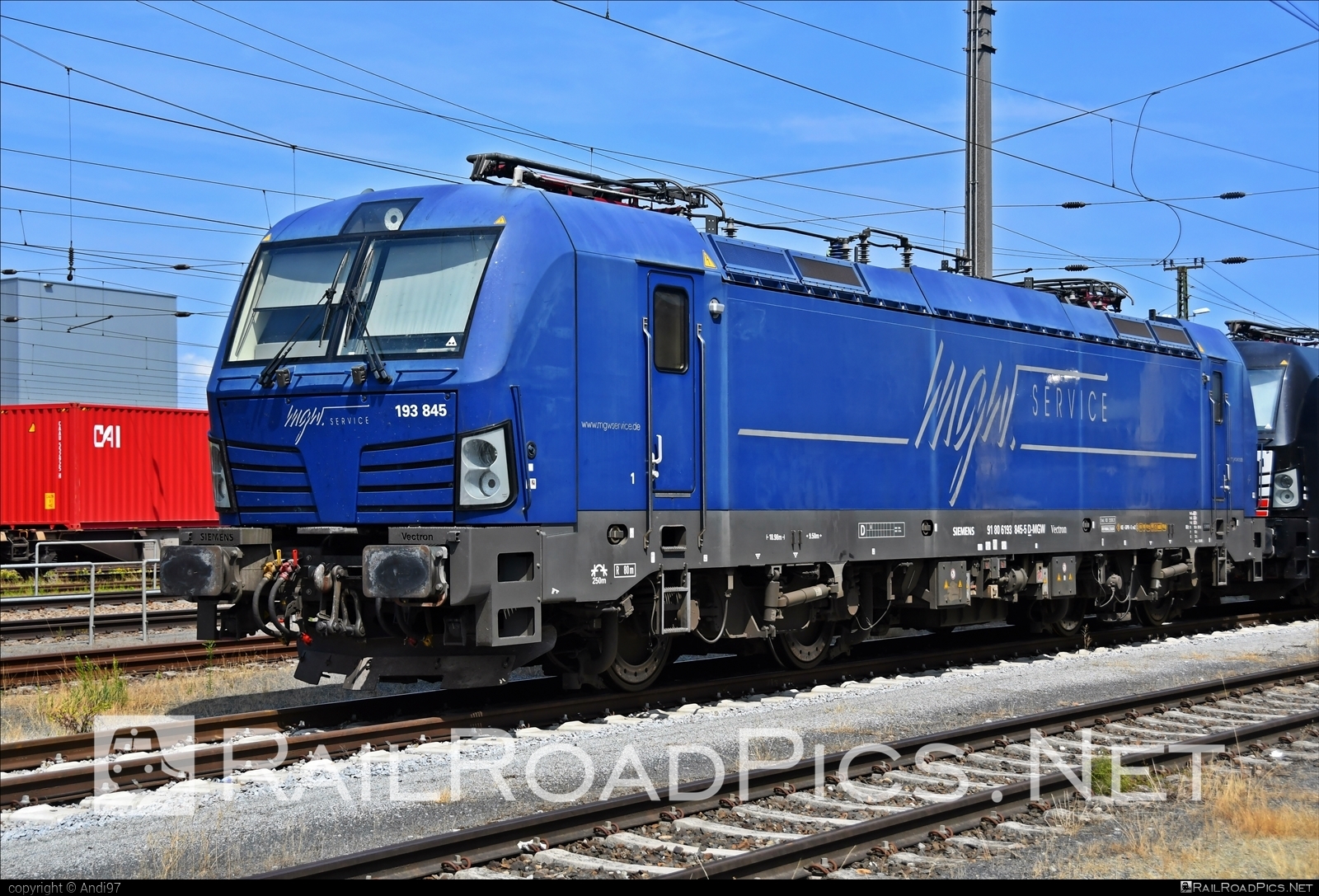 Siemens Vectron AC - 193 845 operated by Wiener Lokalbahnen Cargo GmbH #mgw #mgwServiceGmbH #siemens #siemensVectron #siemensVectronAC #vectron #vectronAC #wienerlokalbahnencargo #wienerlokalbahnencargogmbh #wlc
