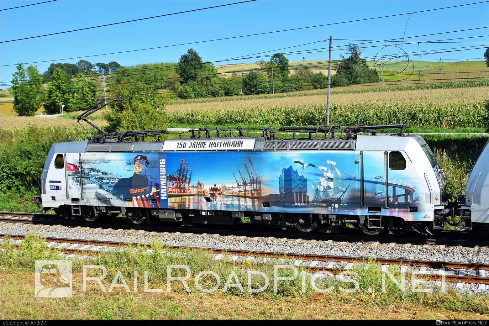 Bombardier TRAXX F140 MS 386 020 2 Operated By METRANS A s Taken By