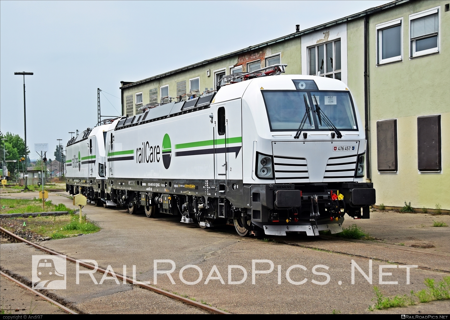 Siemens Vectron AC - 476 457 operated by railCare AG #railcare #rlc #siemens #siemensVectron #siemensVectronAC #vectron #vectronAC