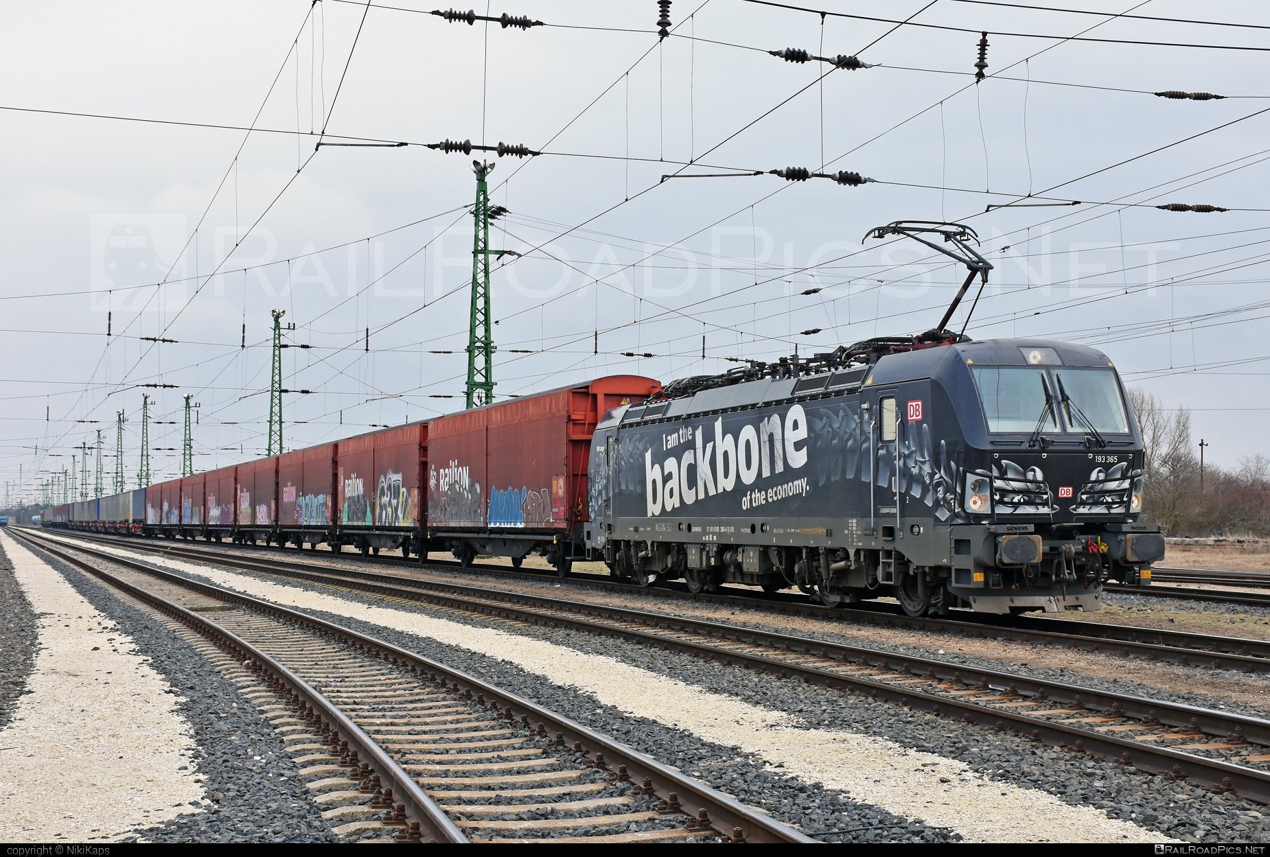 Siemens Vectron MS - 193 365 operated by DB Cargo AG #db #dbcargo #dbcargoag #deutschebahn #graffiti #railion #siemens #siemensVectron #siemensVectronMS #vectron #vectronMS