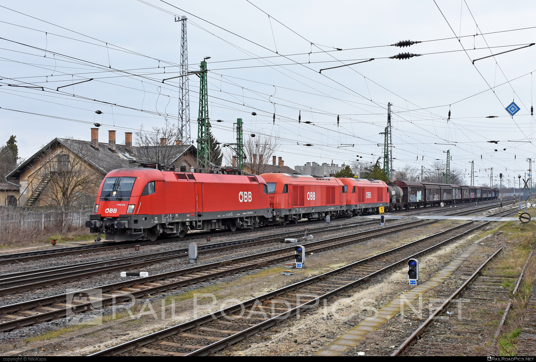 Siemens ES 64 U2 - 1116 075 operated by Rail Cargo Austria AG #es64 #es64u2 #eurosprinter #hercules #obb #osterreichischebundesbahnen #rcw #siemens #siemensEs64 #siemensEs64u2 #siemenstaurus #taurus #tauruslocomotive