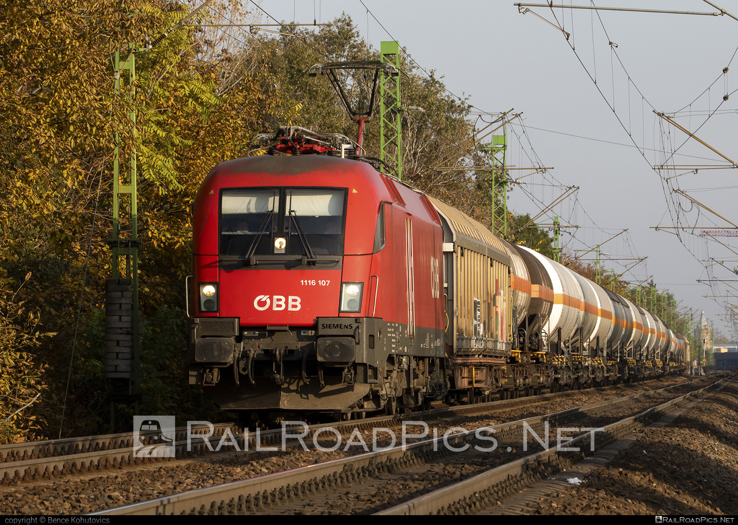 Siemens ES 64 U2 - 1116 107 operated by Rail Cargo Hungaria ZRt. #es64 #es64u2 #eurosprinter #obb #osterreichischebundesbahnen #rch #siemens #siemensEs64 #siemensEs64u2 #siemenstaurus #taurus #tauruslocomotive