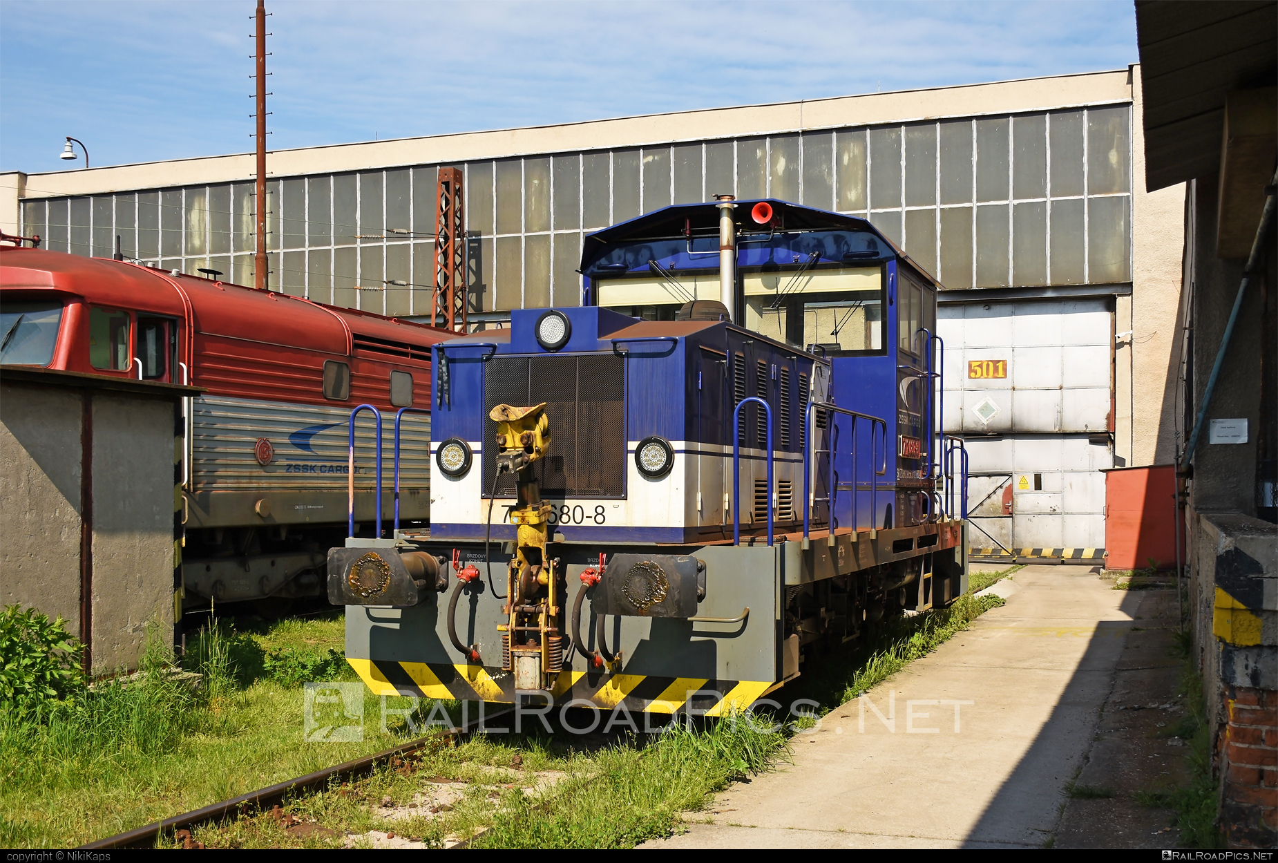 ŽOS Zvolen Class 712 - 712 680-8 operated by Železničná Spoločnost' Cargo Slovakia a.s. #ZeleznicnaSpolocnostCargoSlovakia #locomotive712 #zoszvolen #zoszvolen712 #zsskcargo