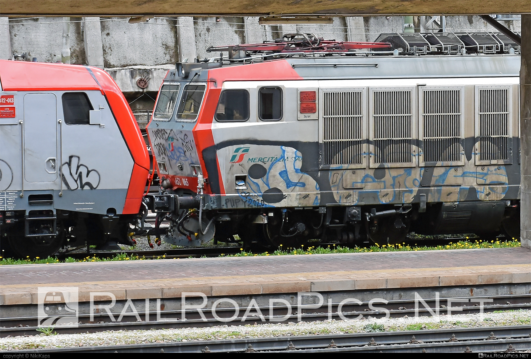 FS Class E.652 - E652 065 operated by Mercitalia Rail S.r.l. #e652 #ferroviedellostato #fs #fsClassE652 #fsitaliane #graffiti #mercitalia #tigre