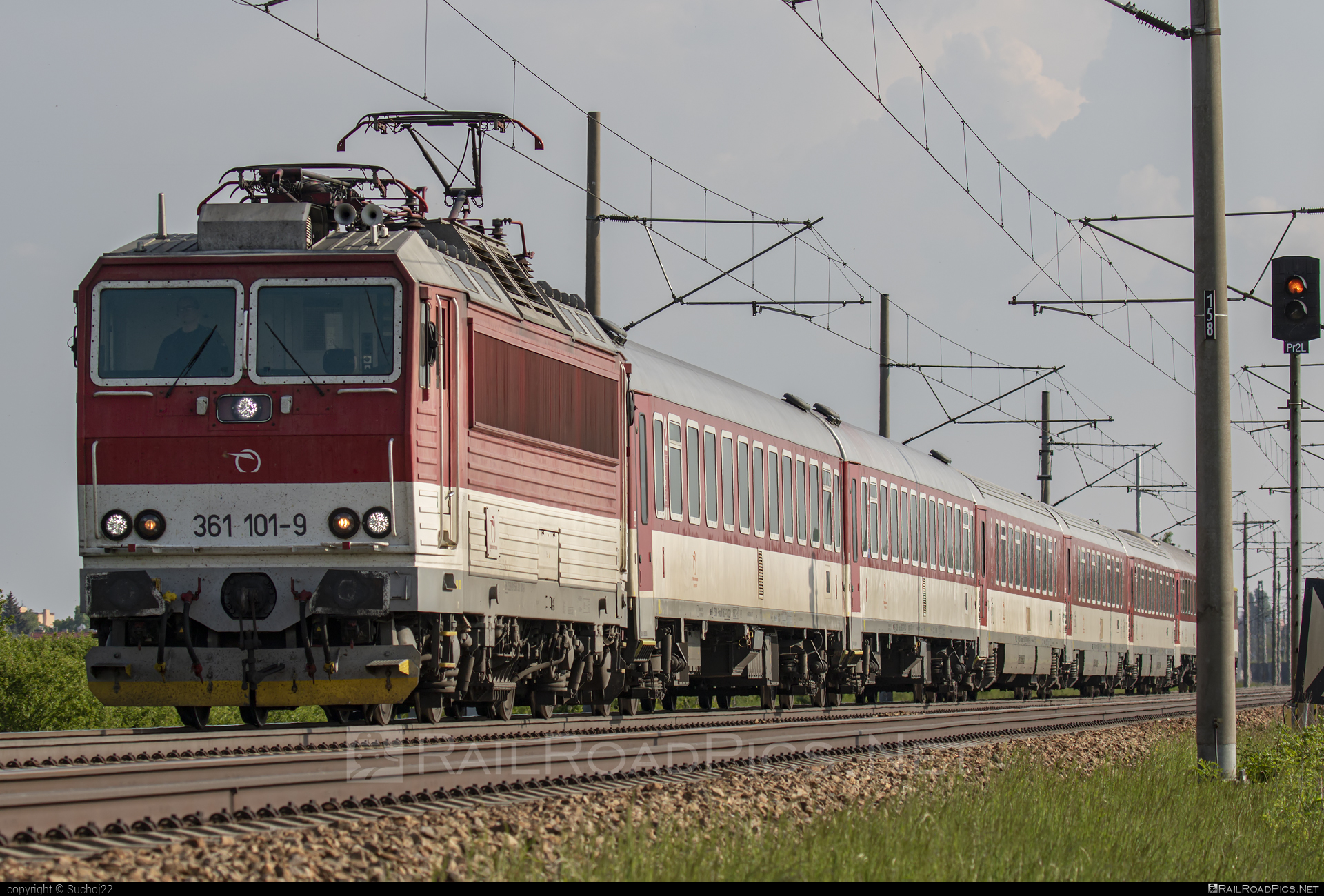 ŽOS Vrútky Class 361.1 - 361 101-9 operated by Železničná Spoločnost' Slovensko, a.s. #ZeleznicnaSpolocnostSlovensko #locomotive361 #locomotive3611 #zosvrutky #zssk