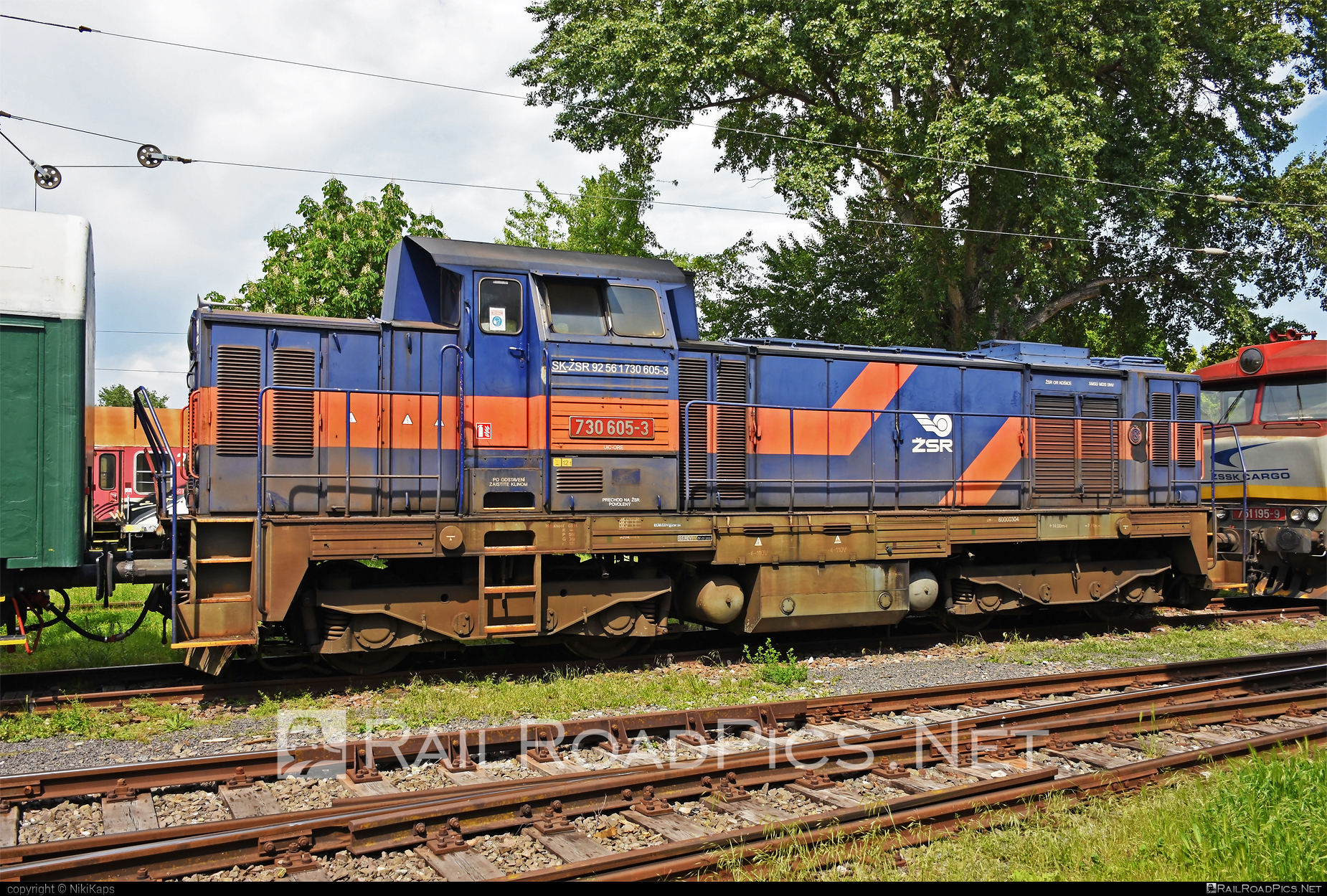 ČKD T 457 (730) - 730 605-3 operated by Železnice Slovenskej Republiky #ckd #ckd457 #ckd730 #ckdt457 #ponorka #zelezniceslovenskejrepubliky #zsr
