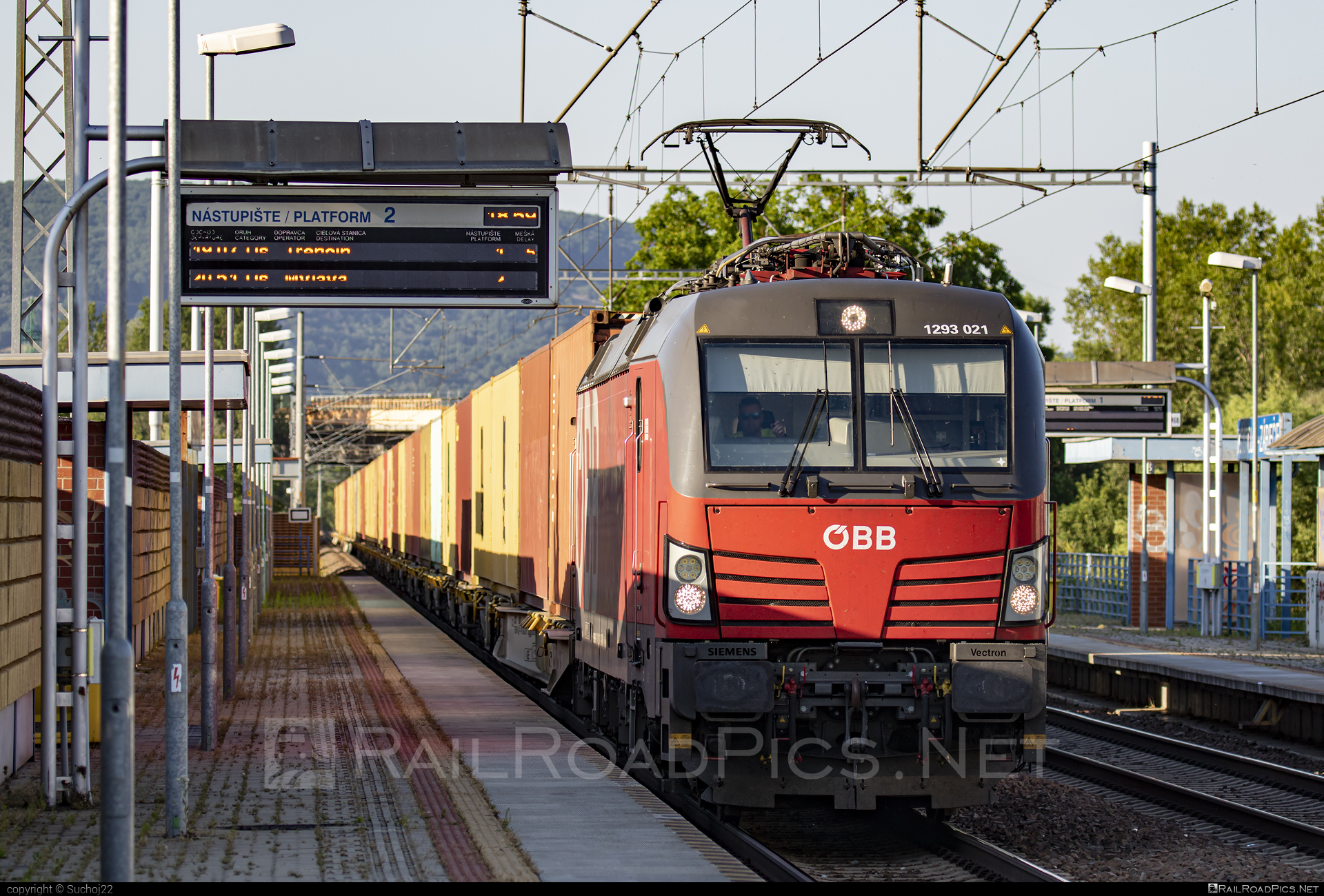 Siemens Vectron MS - 1293 021 operated by Rail Cargo Austria AG #container #flatwagon #obb #osterreichischebundesbahnen #rcw #siemens #siemensVectron #siemensVectronMS #vectron #vectronMS