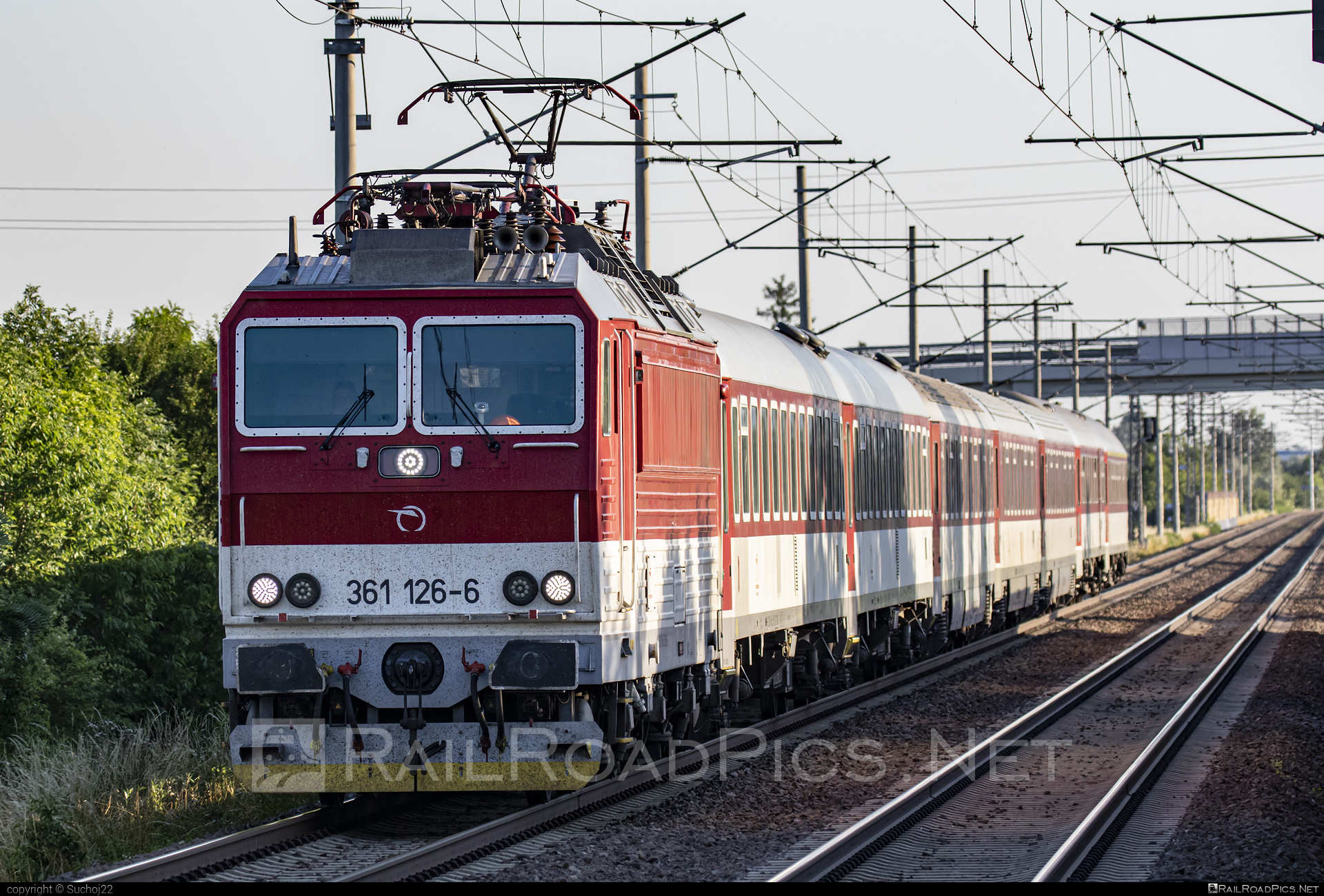 ŽOS Vrútky Class 361.1 - 361 126-6 operated by Železničná Spoločnost' Slovensko, a.s. #ZeleznicnaSpolocnostSlovensko #locomotive361 #locomotive3611 #zosvrutky #zssk