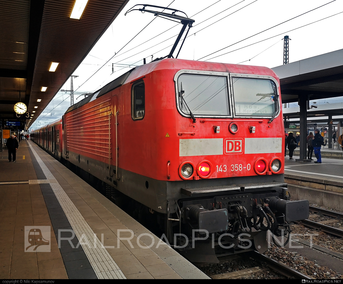 LEW Hennigsdorf DR Class 243 - 143 358-0 operated by Deutsche Bahn / DB AG #db #dbclass143 #deutschebahn #drclass243 #hansbeimler #lewhennigsdorf #locomotive143
