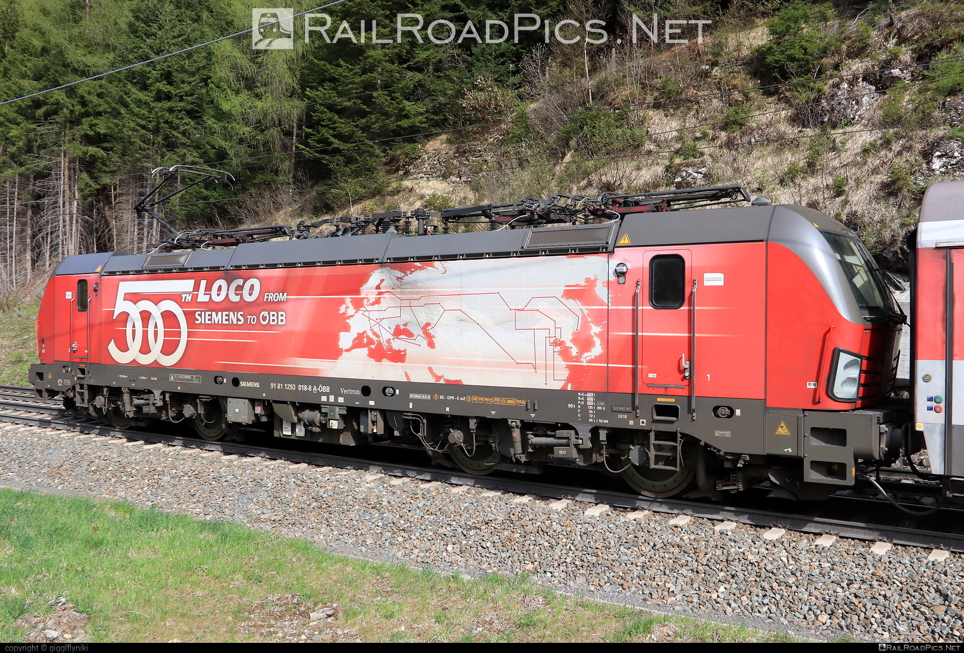 Siemens Vectron MS - 1293 018 operated by Rail Cargo Austria AG #obb #osterreichischebundesbahnen #rcw #siemens #siemensVectron #siemensVectronMS #vectron #vectronMS