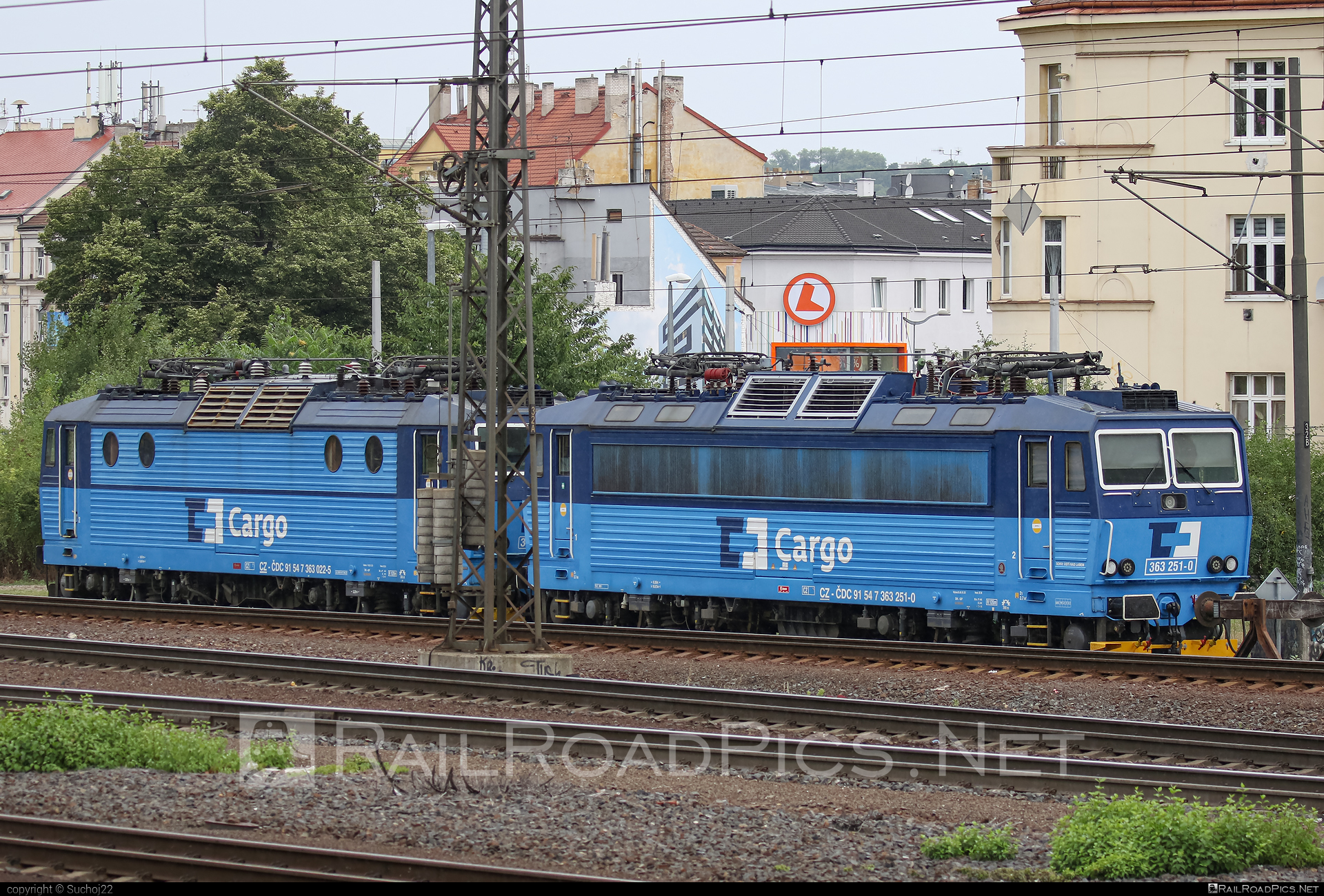 Škoda 69E - 363 251-0 operated by ČD Cargo, a.s. #cdcargo #es4991 #eso #locomotive363 #skoda #skoda69e