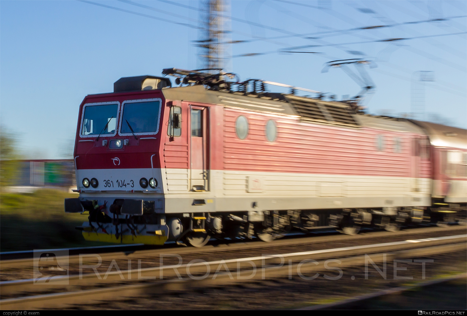 ŽOS Vrútky Class 361.1 - 361 104-3 operated by Železničná Spoločnost' Slovensko, a.s. #ZeleznicnaSpolocnostSlovensko #locomotive361 #locomotive3611 #zosvrutky #zssk