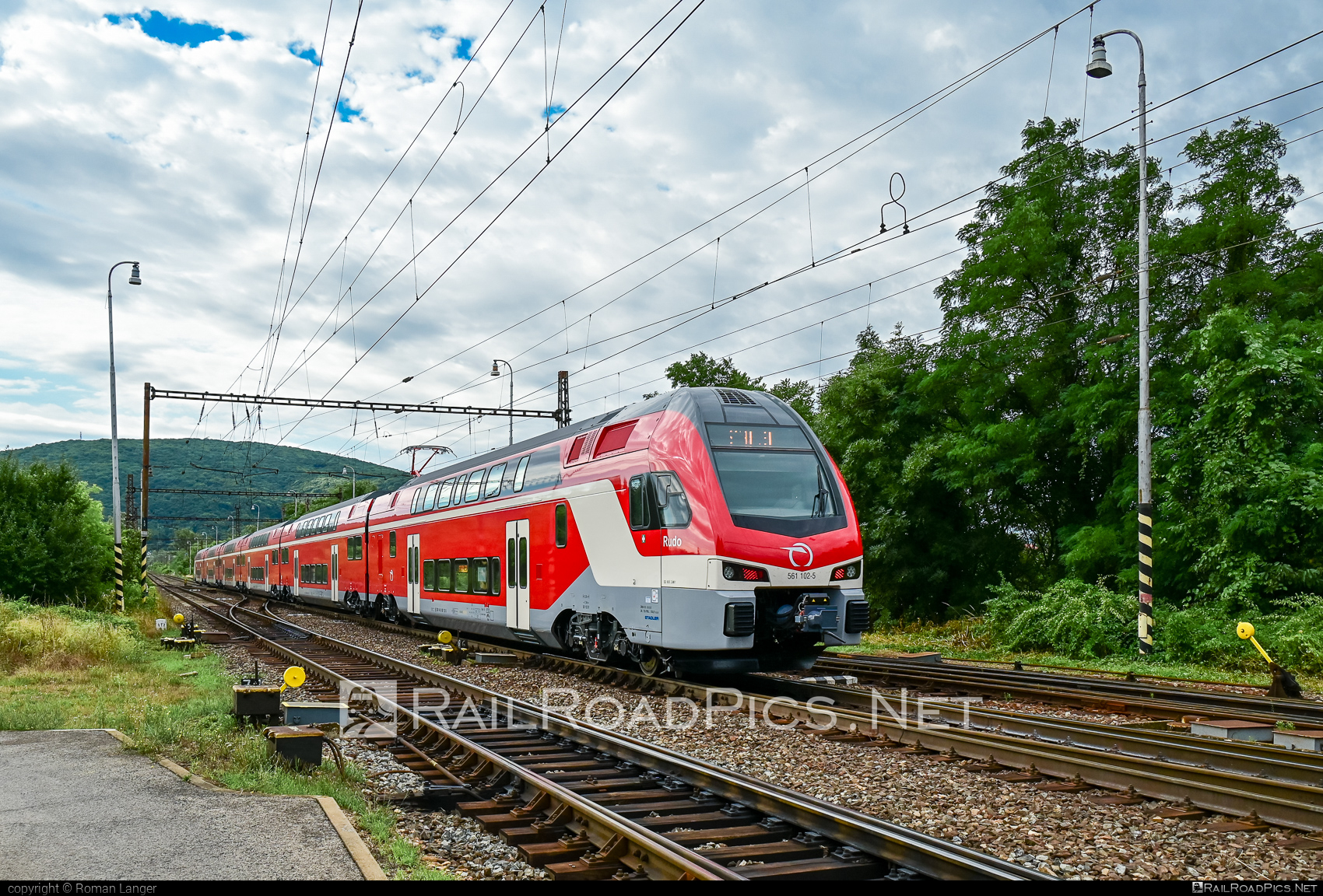 Stadler KISS - 561 102-5 operated by Železničná Spoločnost' Slovensko, a.s. #ZeleznicnaSpolocnostSlovensko #stadler #stadlerKiss #stadlerrail #stadlerrailag #zssk