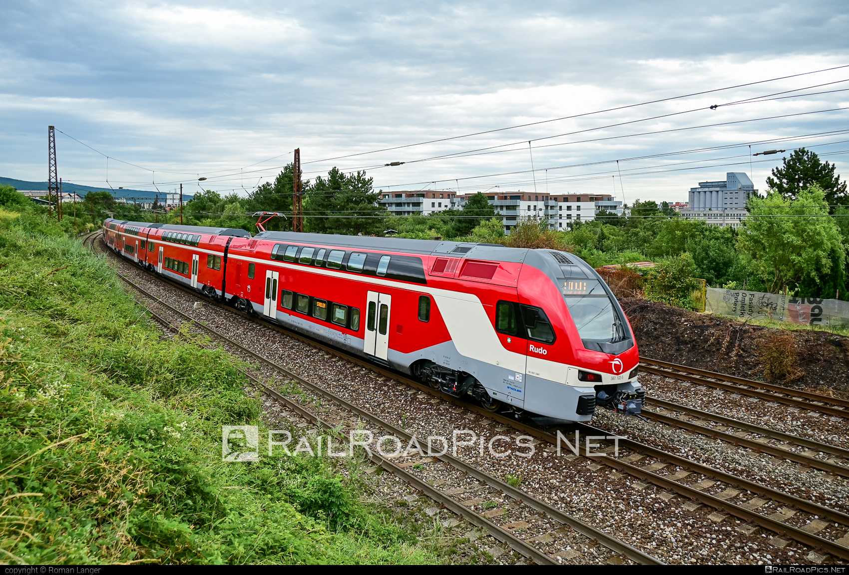 Stadler KISS - 561 102-5 operated by Železničná Spoločnost' Slovensko, a.s. #ZeleznicnaSpolocnostSlovensko #stadler #stadlerKiss #stadlerrail #stadlerrailag #zssk