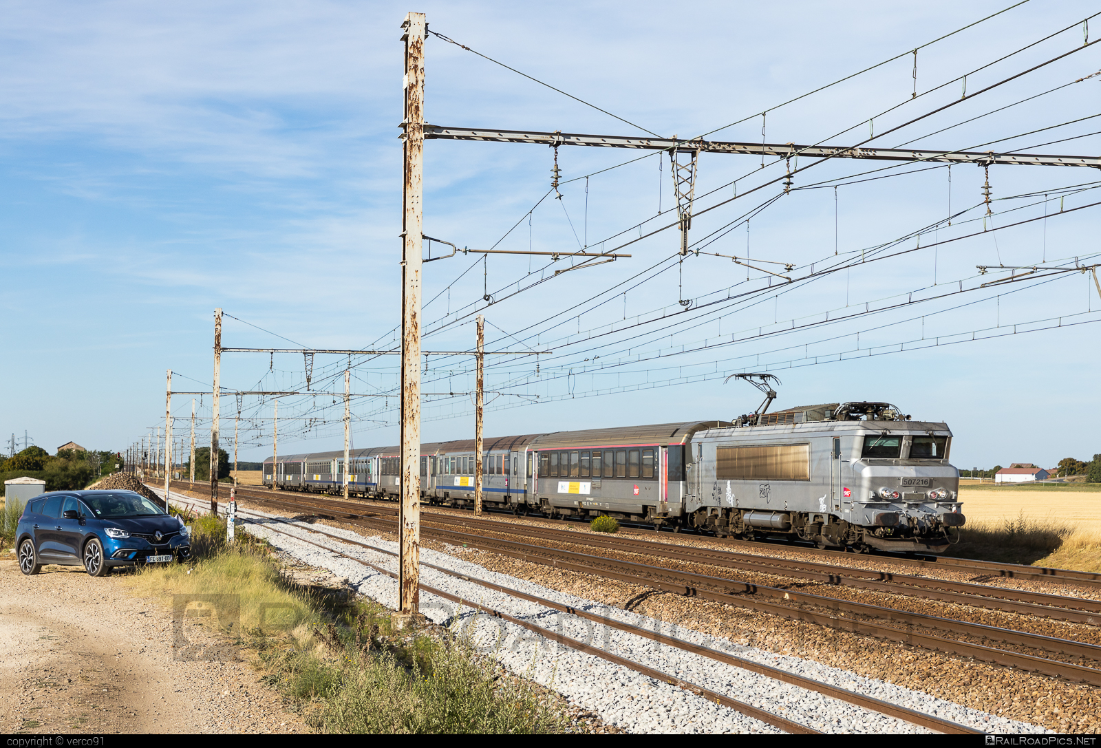 SNCF Class BB 7200 - 507216 operated by SNCF Voyageurs #nezCasse #sncf #sncfClassBb7200 #sncfVoyageurs #sncfvoyageurs
