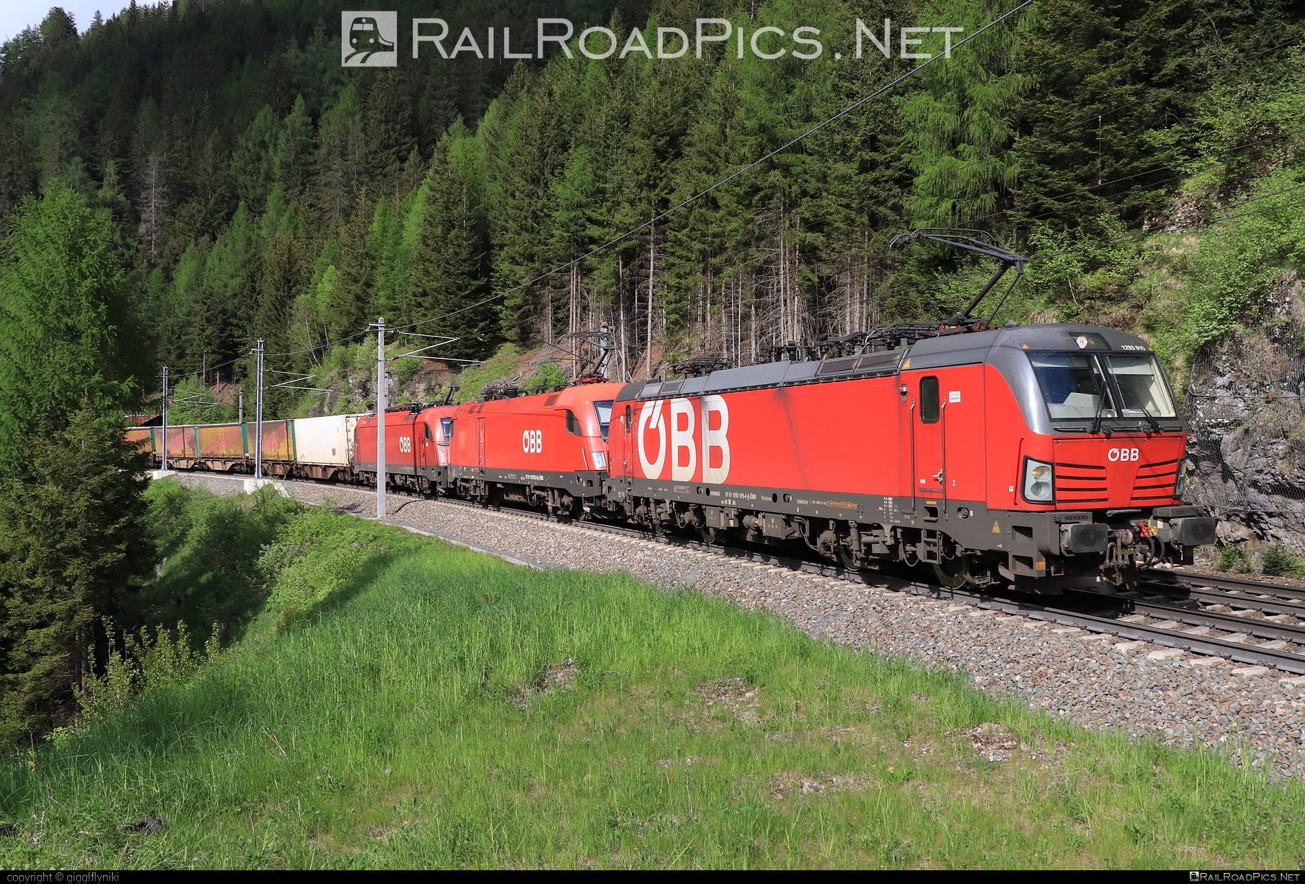 Siemens Vectron MS - 1293 015 operated by Rail Cargo Austria AG #flatwagon #obb #osterreichischebundesbahnen #rcw #siemens #siemensVectron #siemensVectronMS #vectron #vectronMS