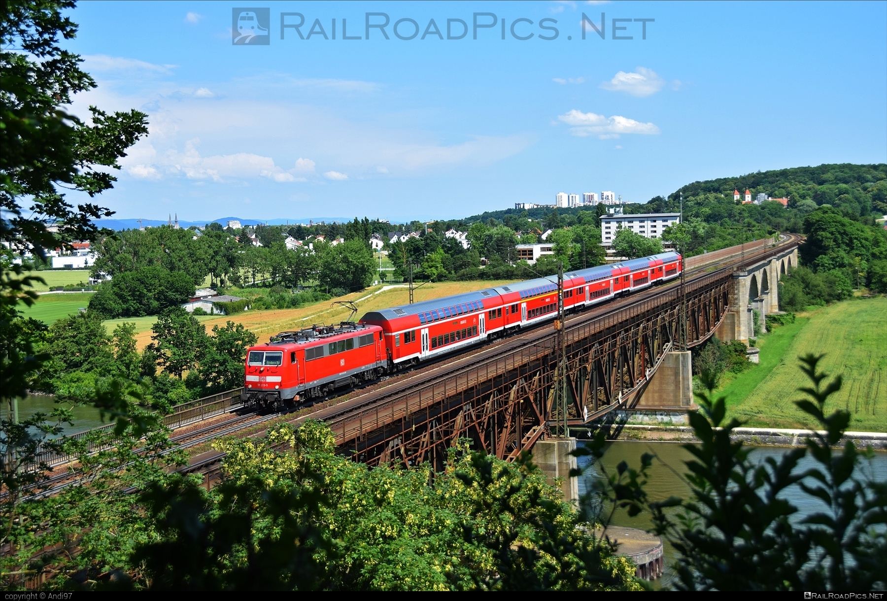 DB Class 111 - 111 213 operated by Deutsche Bahn / DB AG #bridge #db #dbClass111 #dbregio #deutschebahn