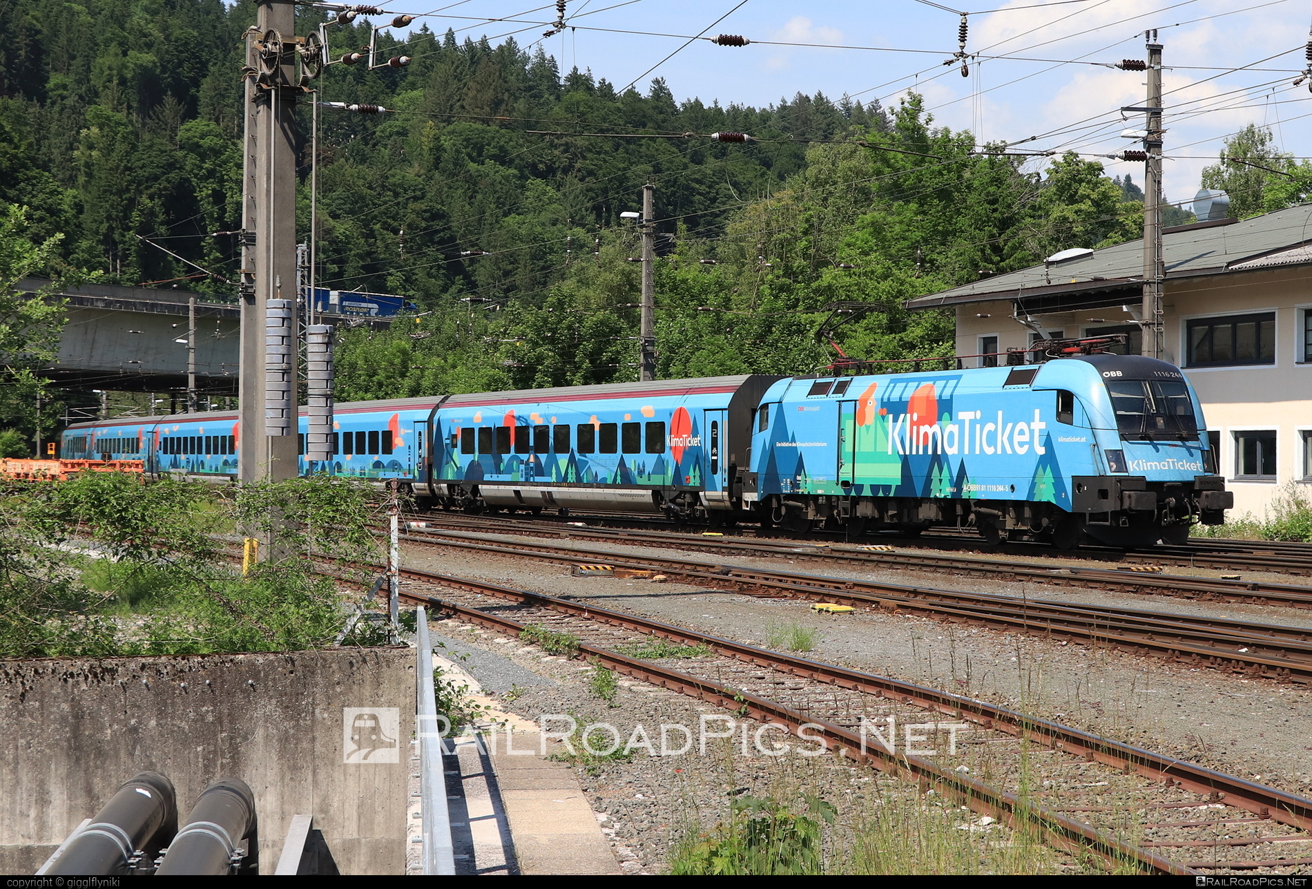 Siemens ES 64 U2 - 1116 244 operated by Österreichische Bundesbahnen #es64 #es64u2 #eurosprinter #obb #osterreichischebundesbahnen #siemens #siemensEs64 #siemensEs64u2 #siemenstaurus #taurus #tauruslocomotive
