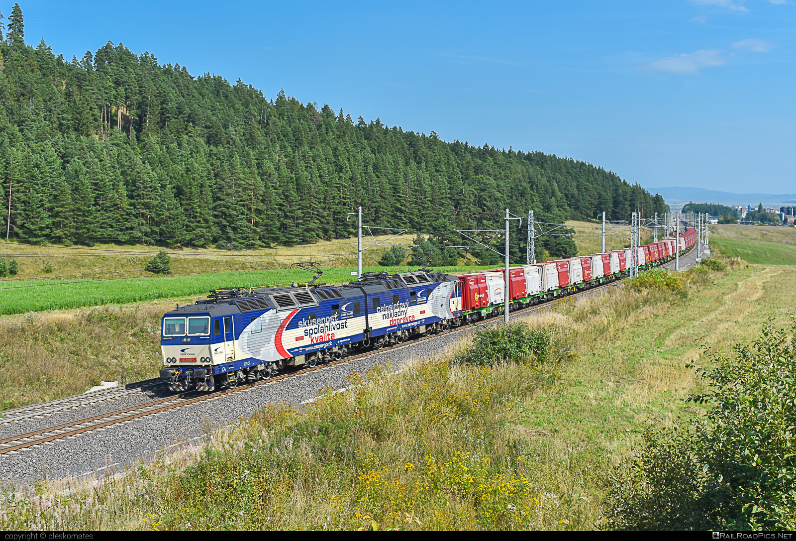 Škoda 58E - 131 095-2 operated by Železničná Spoločnost' Cargo Slovakia a.s. #ZeleznicnaSpolocnostCargoSlovakia #e4791 #innofreight #locomotive131 #skoda #skoda58e #zsskcargo