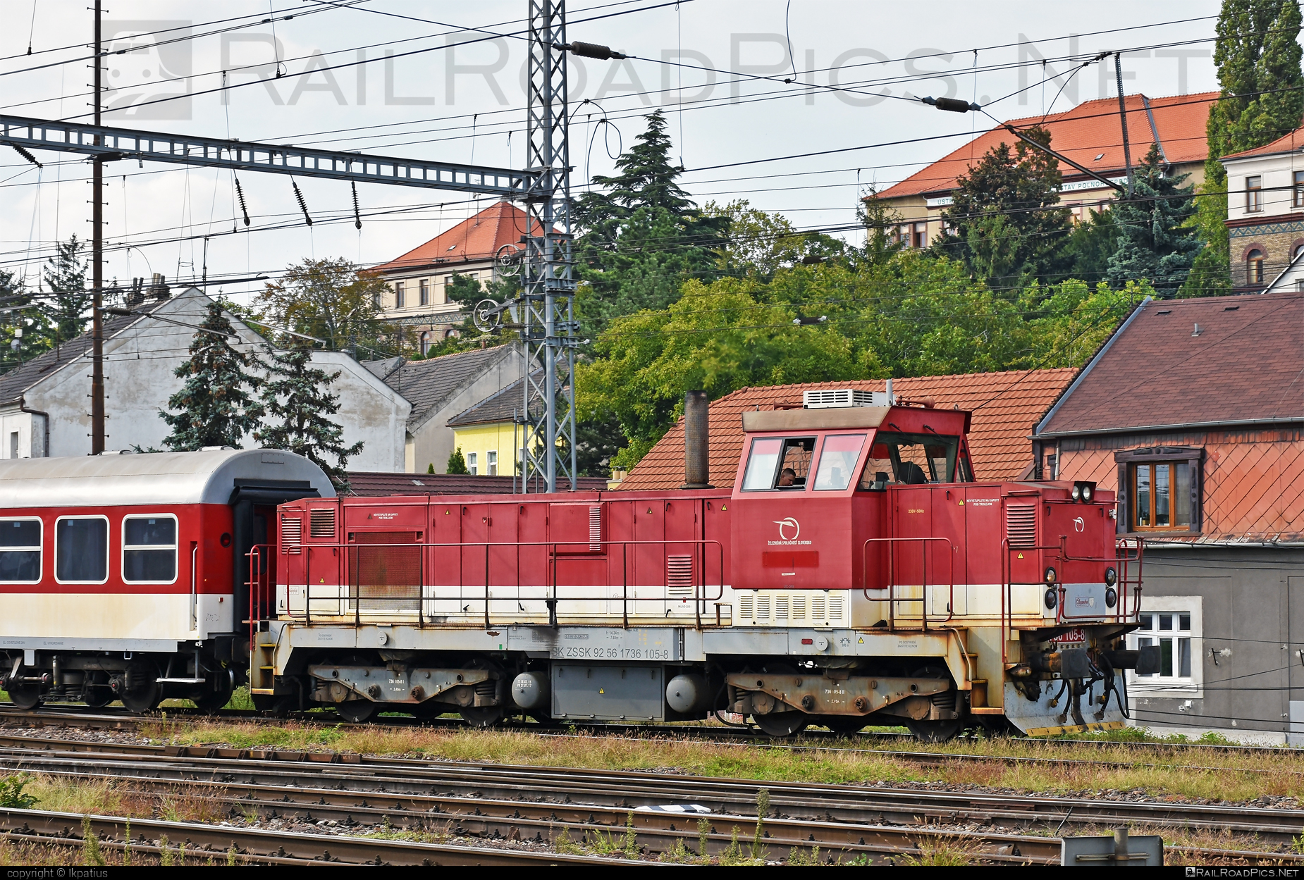 ŽOS Zvolen Class 736 - 736 105-8 operated by Železničná Spoločnost' Slovensko, a.s. #ZeleznicnaSpolocnostSlovensko #locomotive736 #zoszvolen #zoszvolen736 #zssk